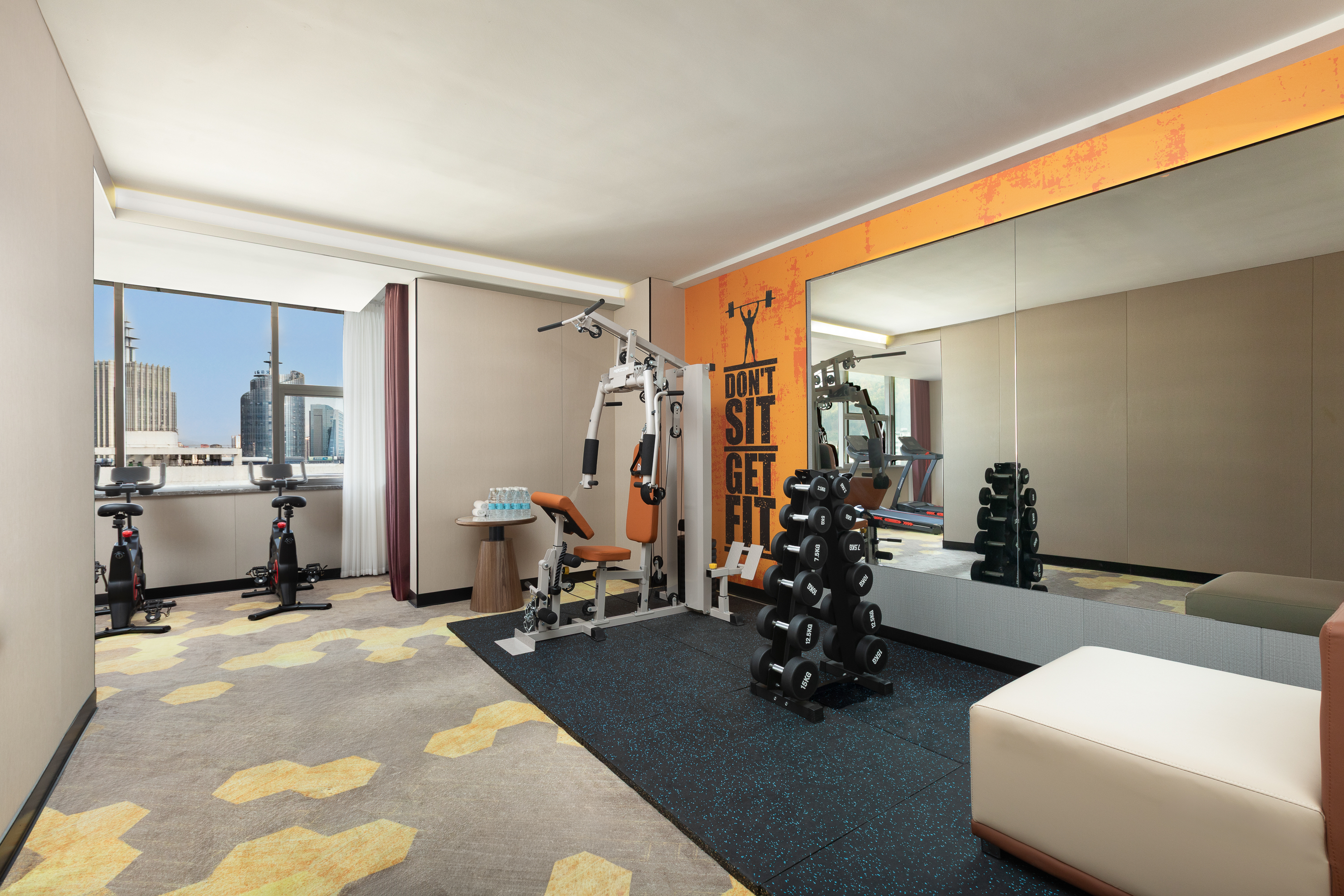 Fitness room at Hawthorn by Wyndham Lincang Linxiang in Lincang, Other than US/Canada