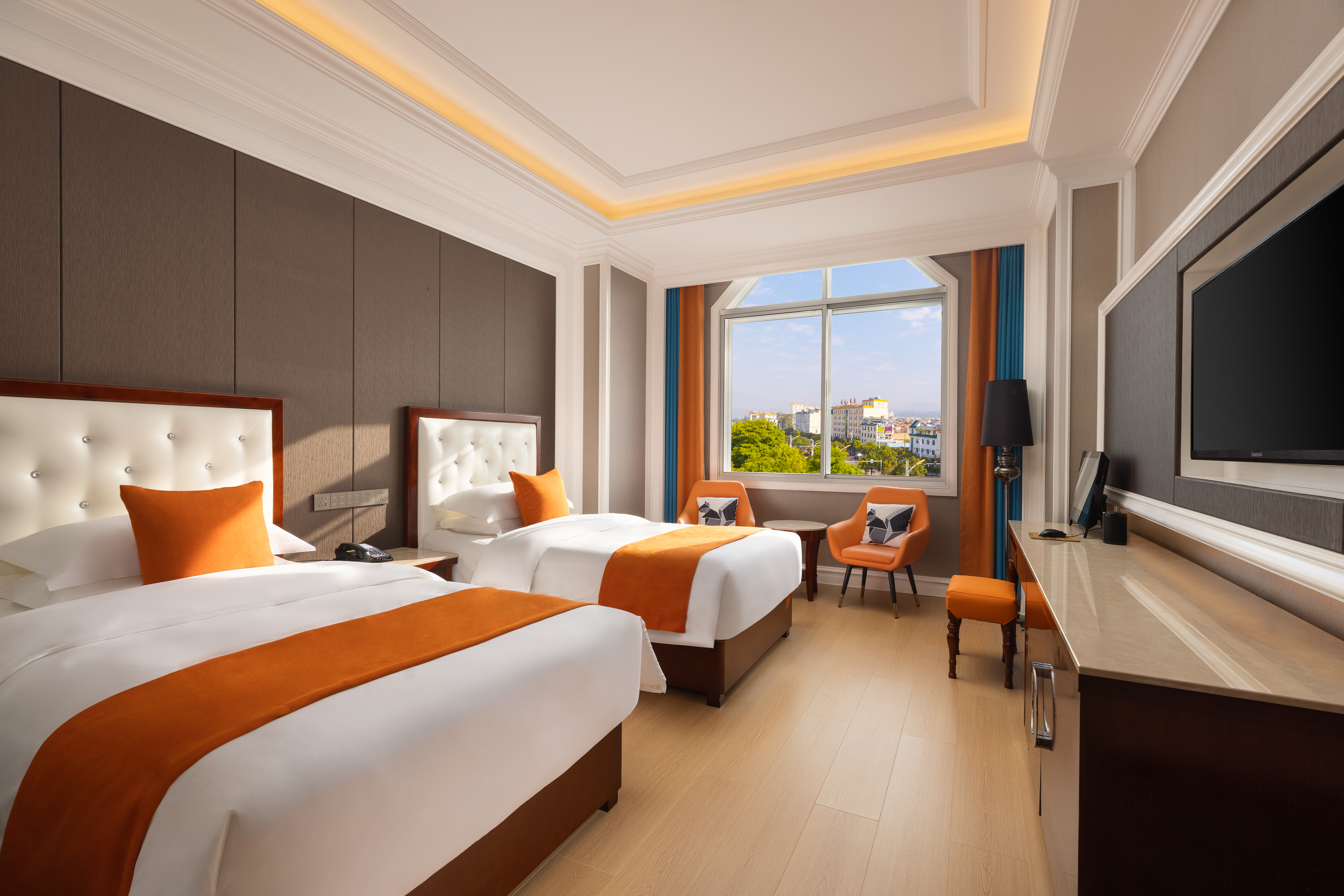 Guest room at the Hawthorn by Wyndham Dehong Mangshi in Mangshi, Dehong Dai Jingpo Aut, Other than US/Canada