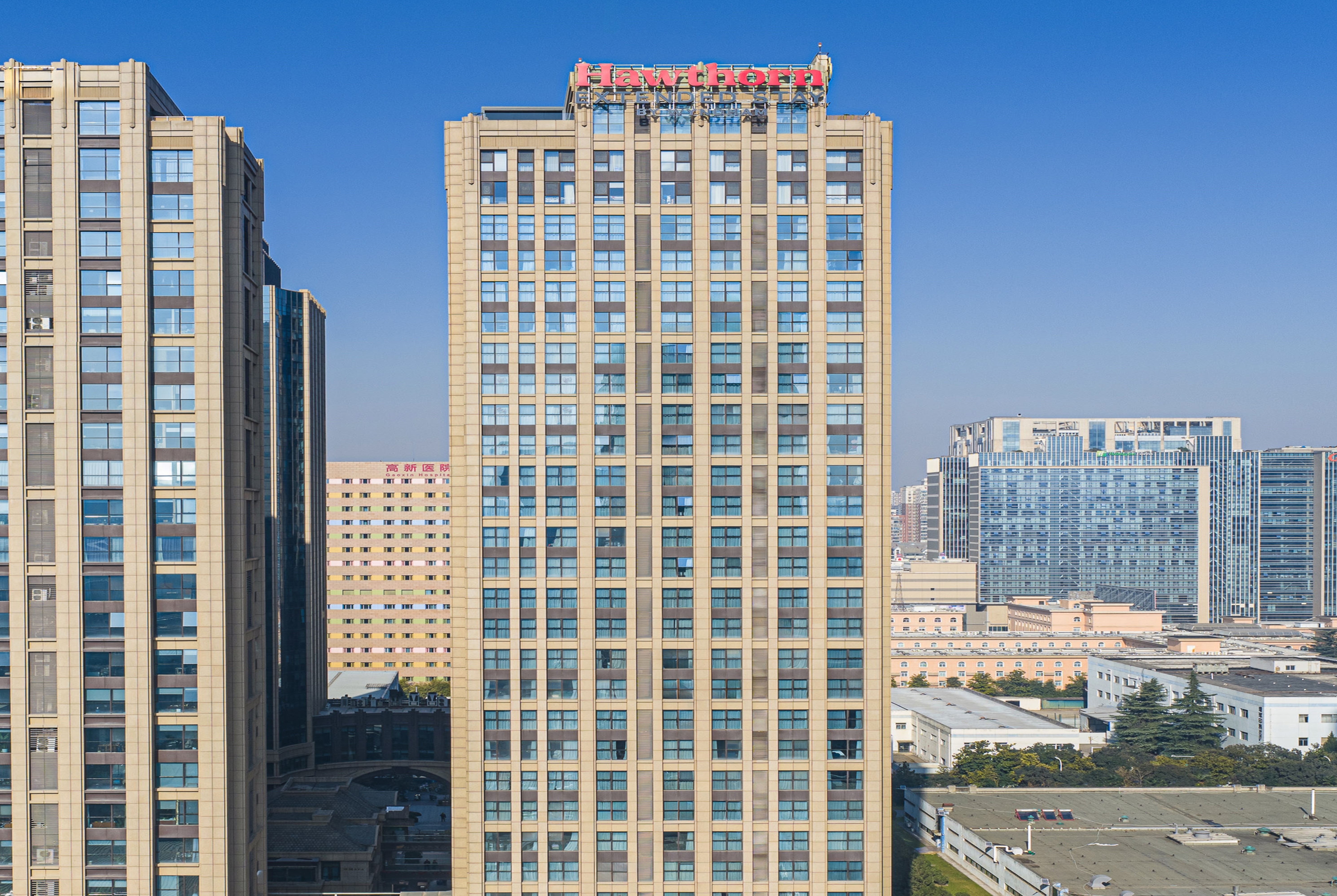 Exterior of Hawthorn Extended Stay by Wyndham Xian High Tech hotel in Xian, Other than US/Canada