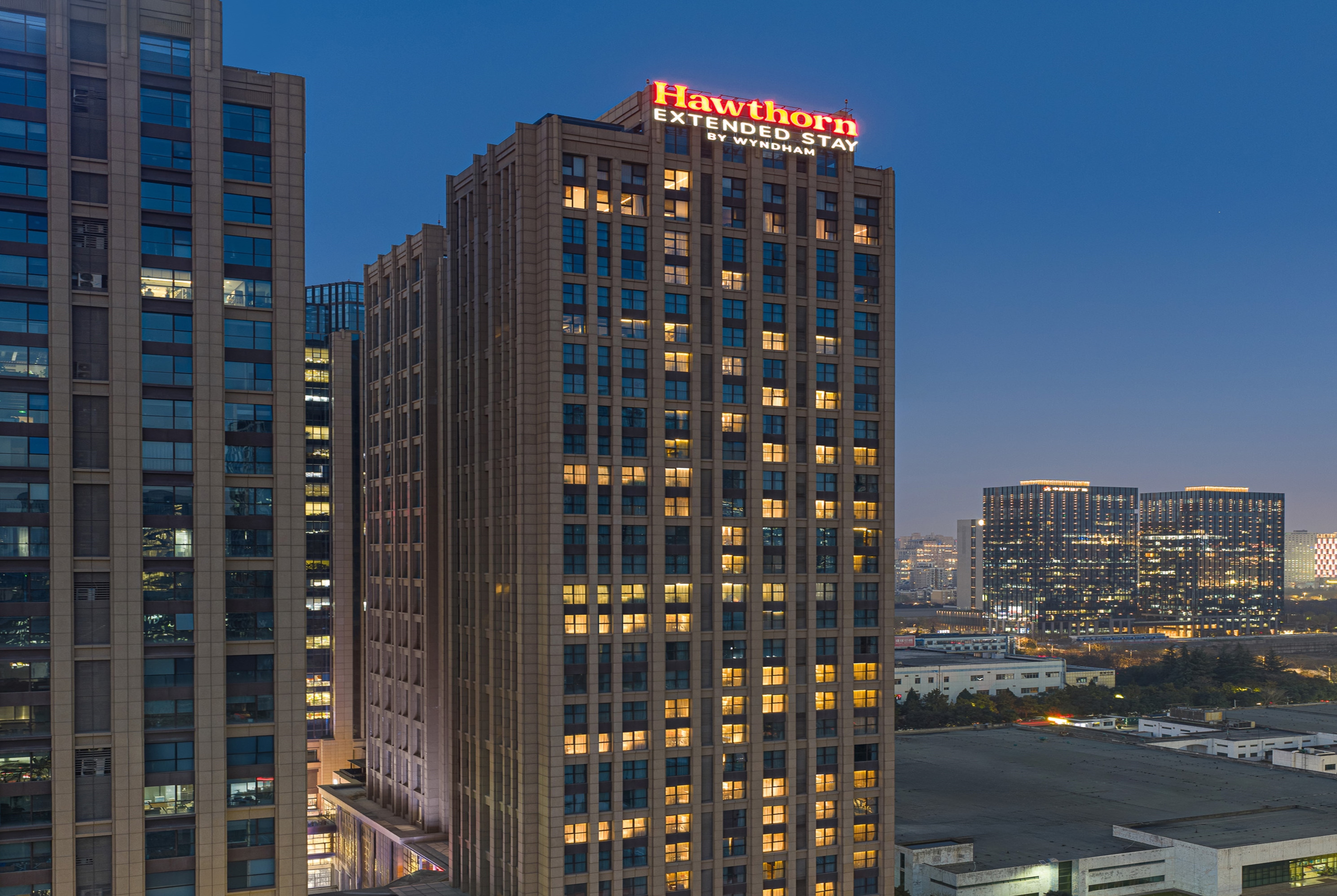 Exterior of Hawthorn Extended Stay by Wyndham Xian High Tech hotel in Xian, Other than US/Canada