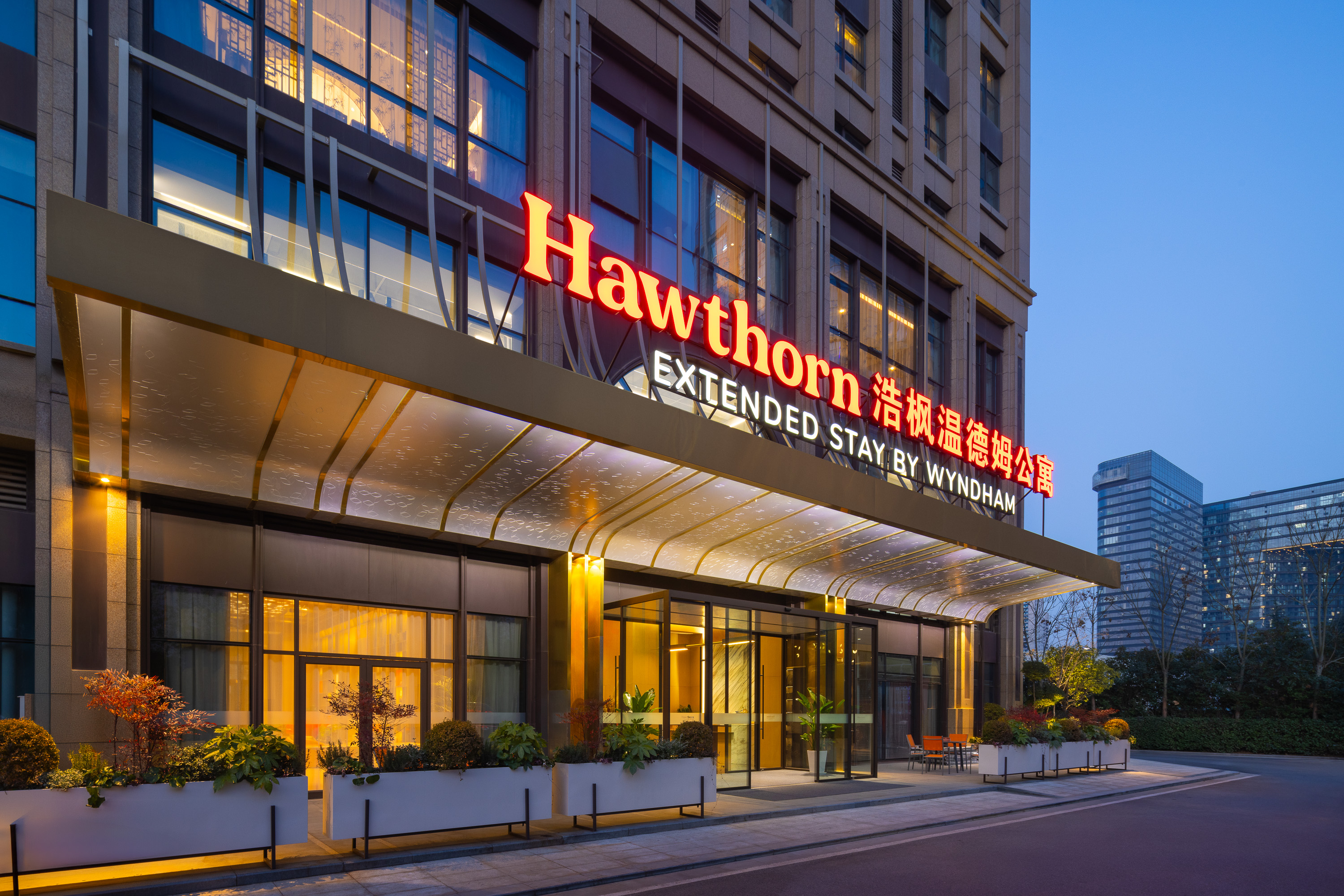 Exterior of Hawthorn Extended Stay by Wyndham Xian High Tech hotel in Xian, Other than US/Canada