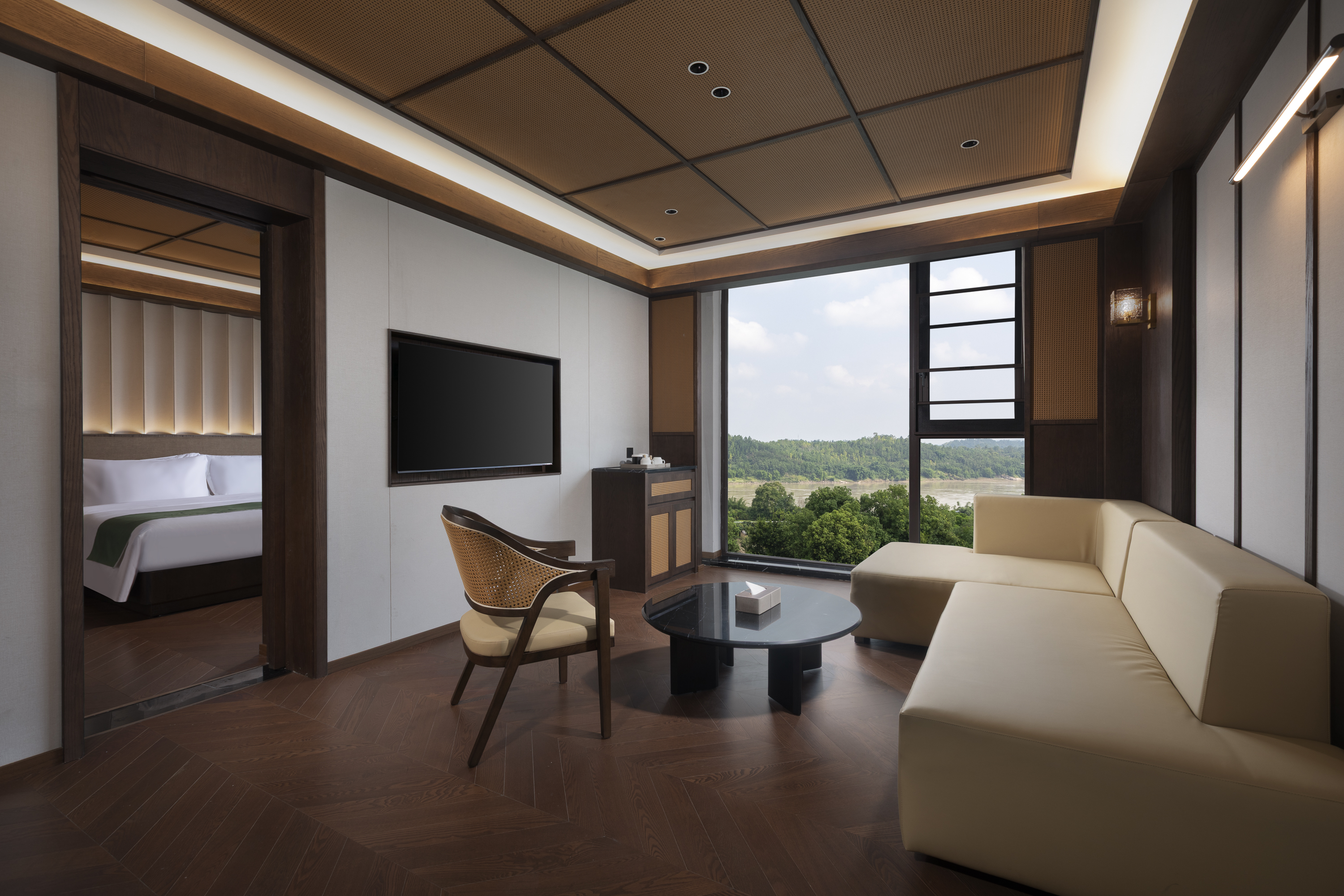 Guest room at the Hawthorn by Wyndham Yibin Lizhuang in Yibin, Other than US/Canada