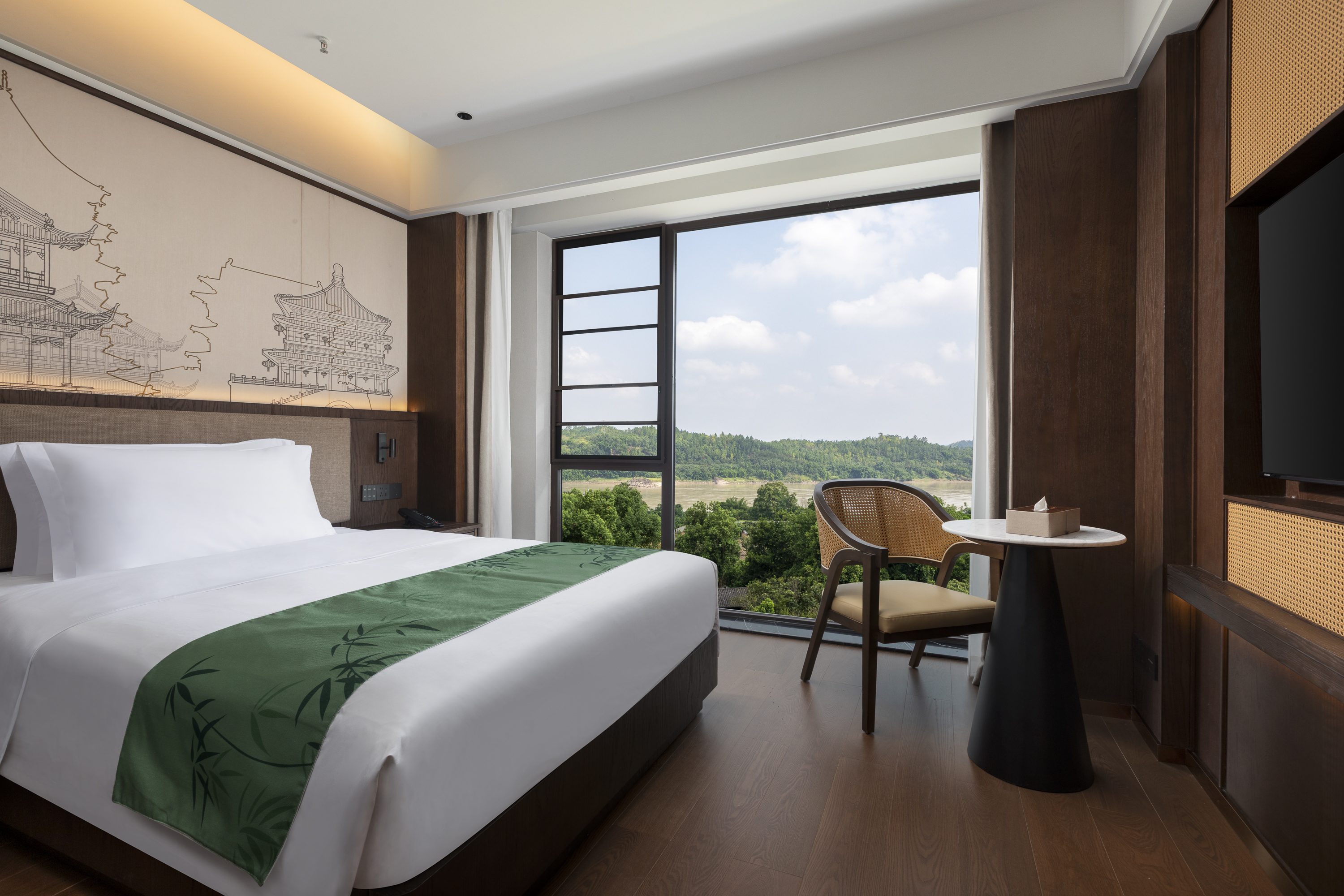 Guest room at the Hawthorn by Wyndham Yibin Lizhuang in Yibin, Other than US/Canada