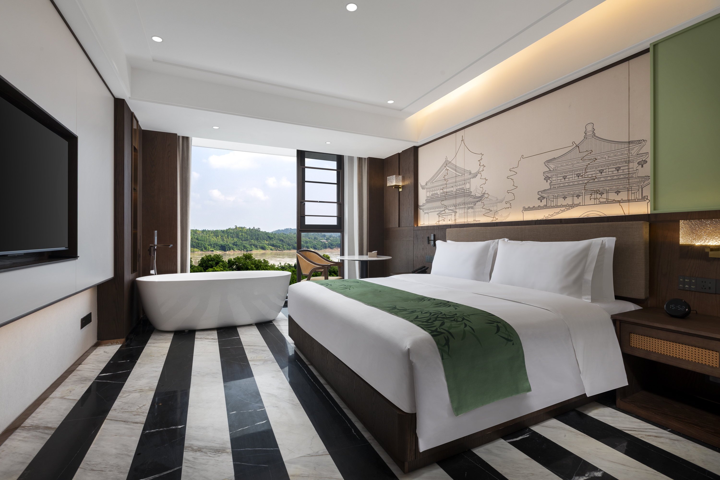 Guest room at the Hawthorn by Wyndham Yibin Lizhuang in Yibin, Other than US/Canada