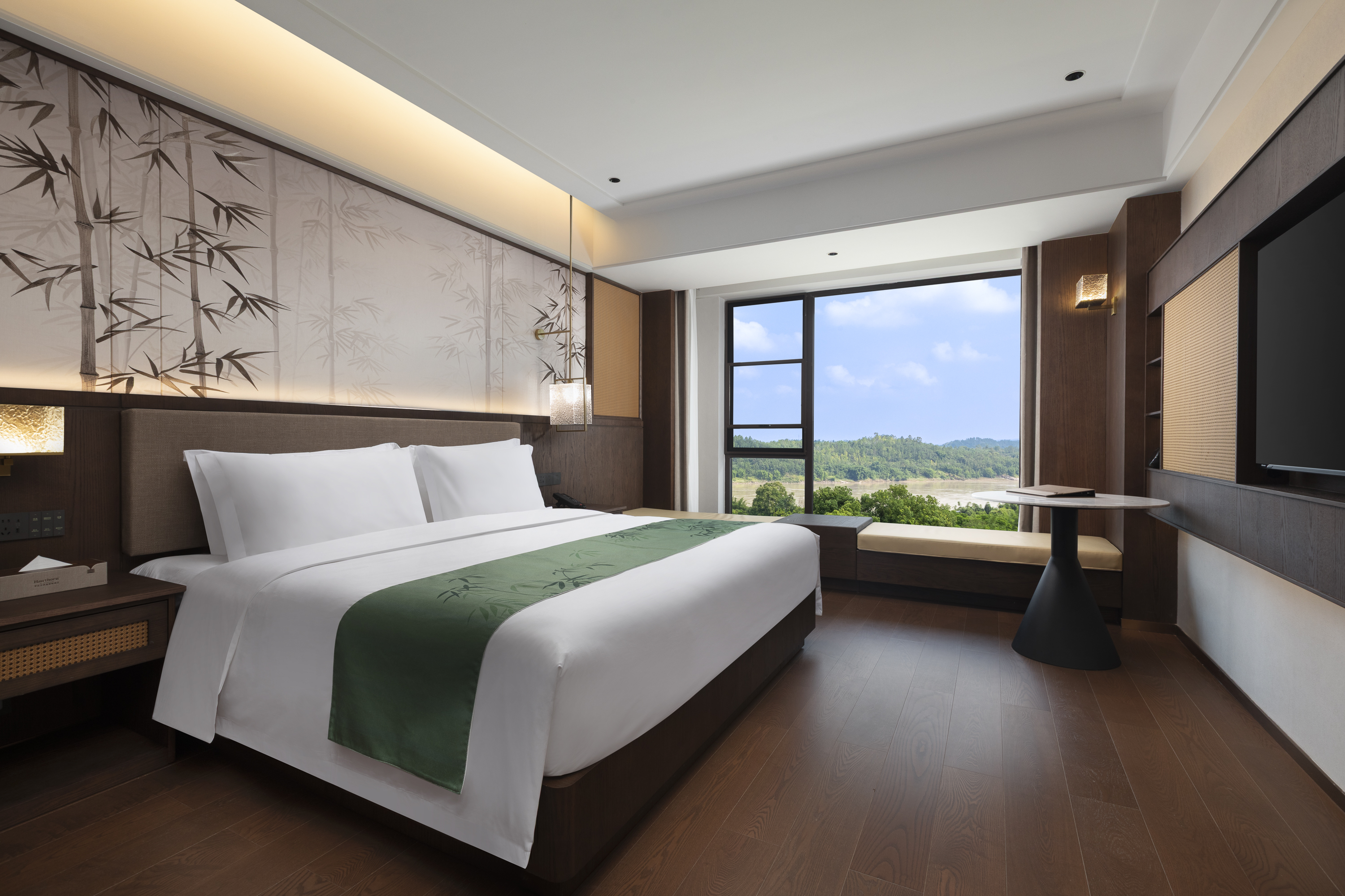 Guest room at the Hawthorn by Wyndham Yibin Lizhuang in Yibin, Other than US/Canada