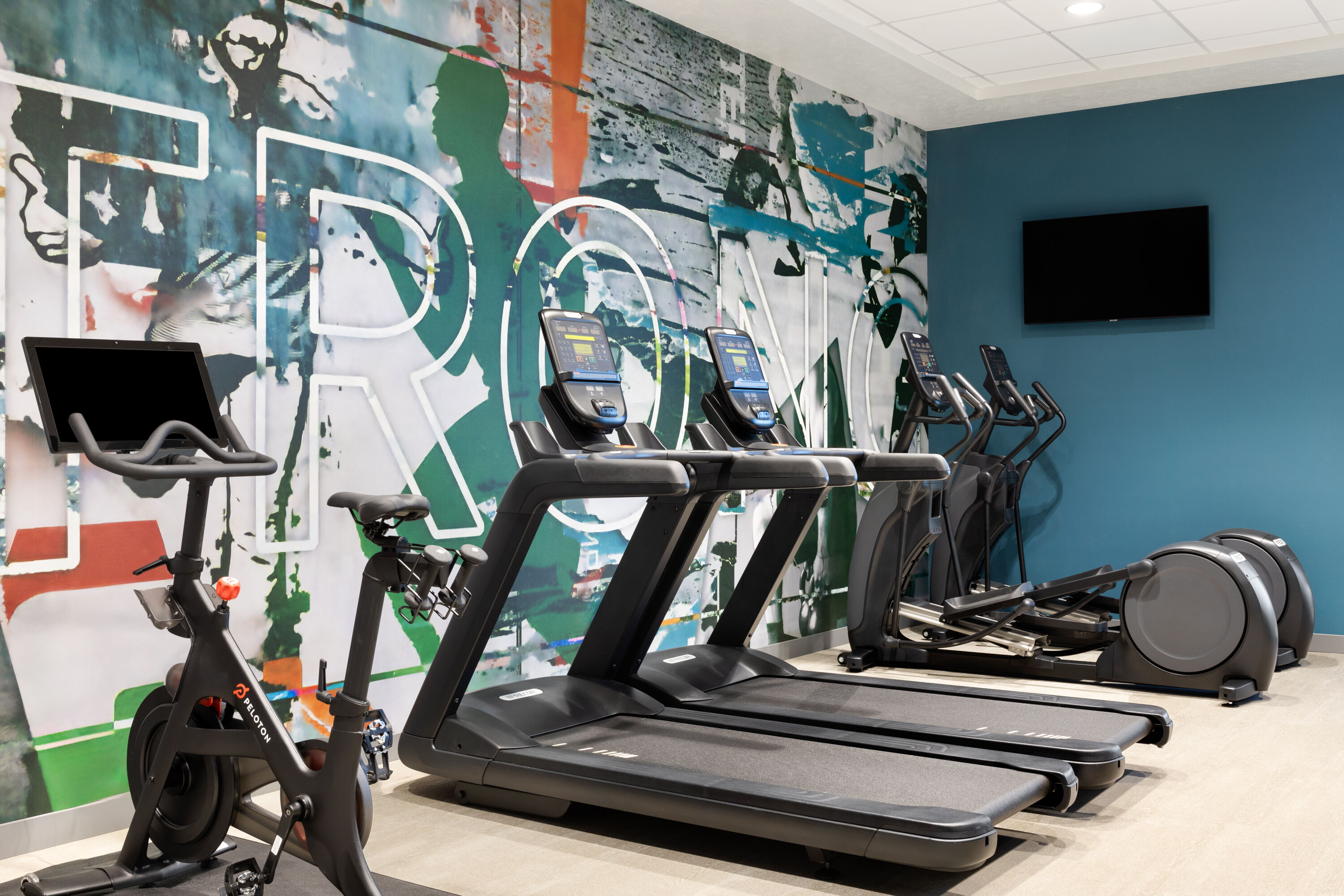 Fitness room at Hawthorn Extended Stay by Wyndham Kingman in Kingman, Arizona