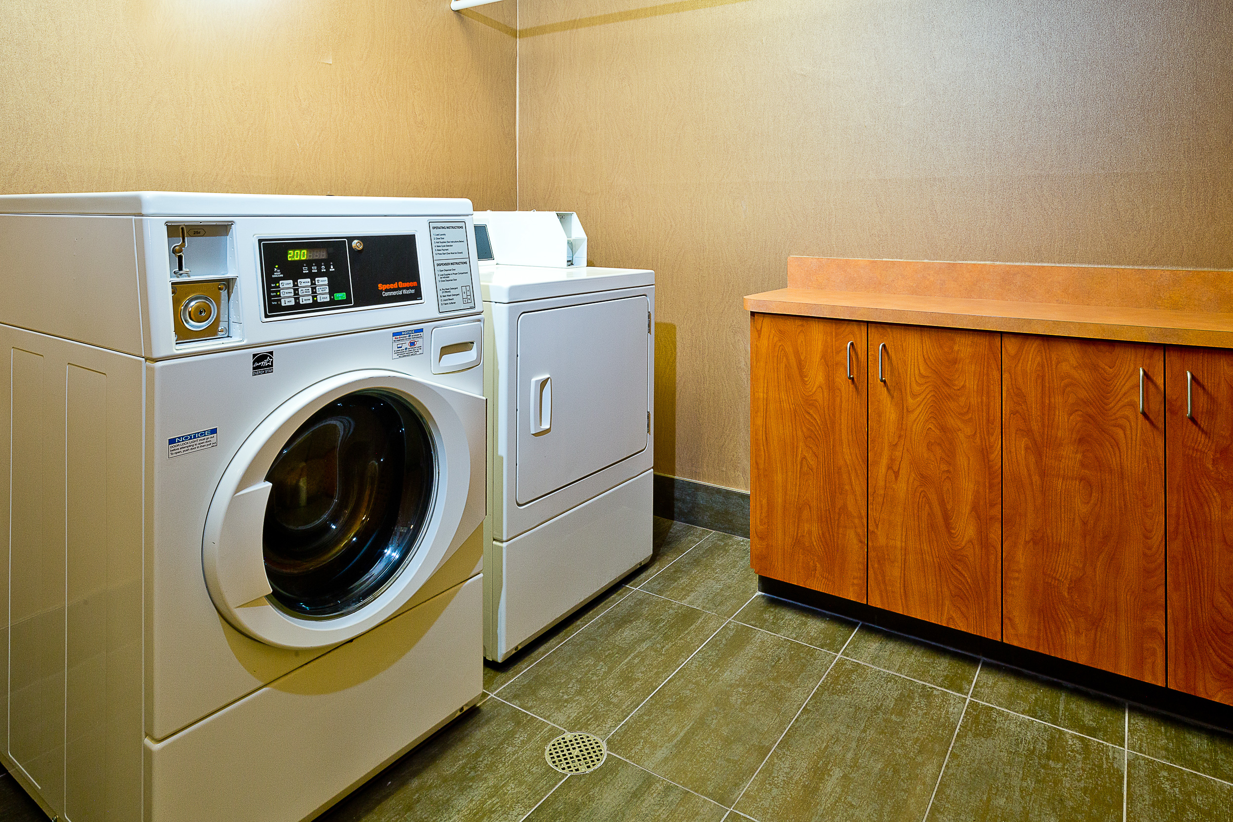 Laundry facilities at Hawthorn Suites by Wyndham Oakland/Alameda in Alameda, California