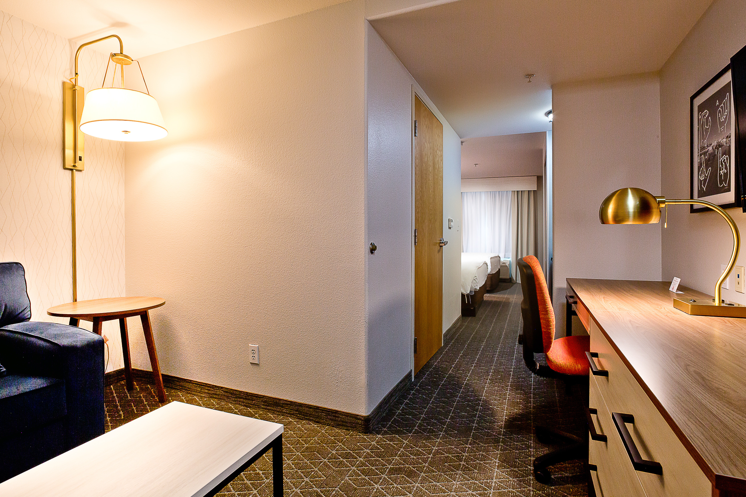Guest room at the Hawthorn Suites by Wyndham Oakland/Alameda in Alameda, California