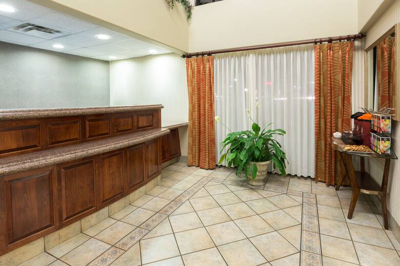 Hawthorn Suites by Wyndham Napa Valley hotel lobby in Napa, California