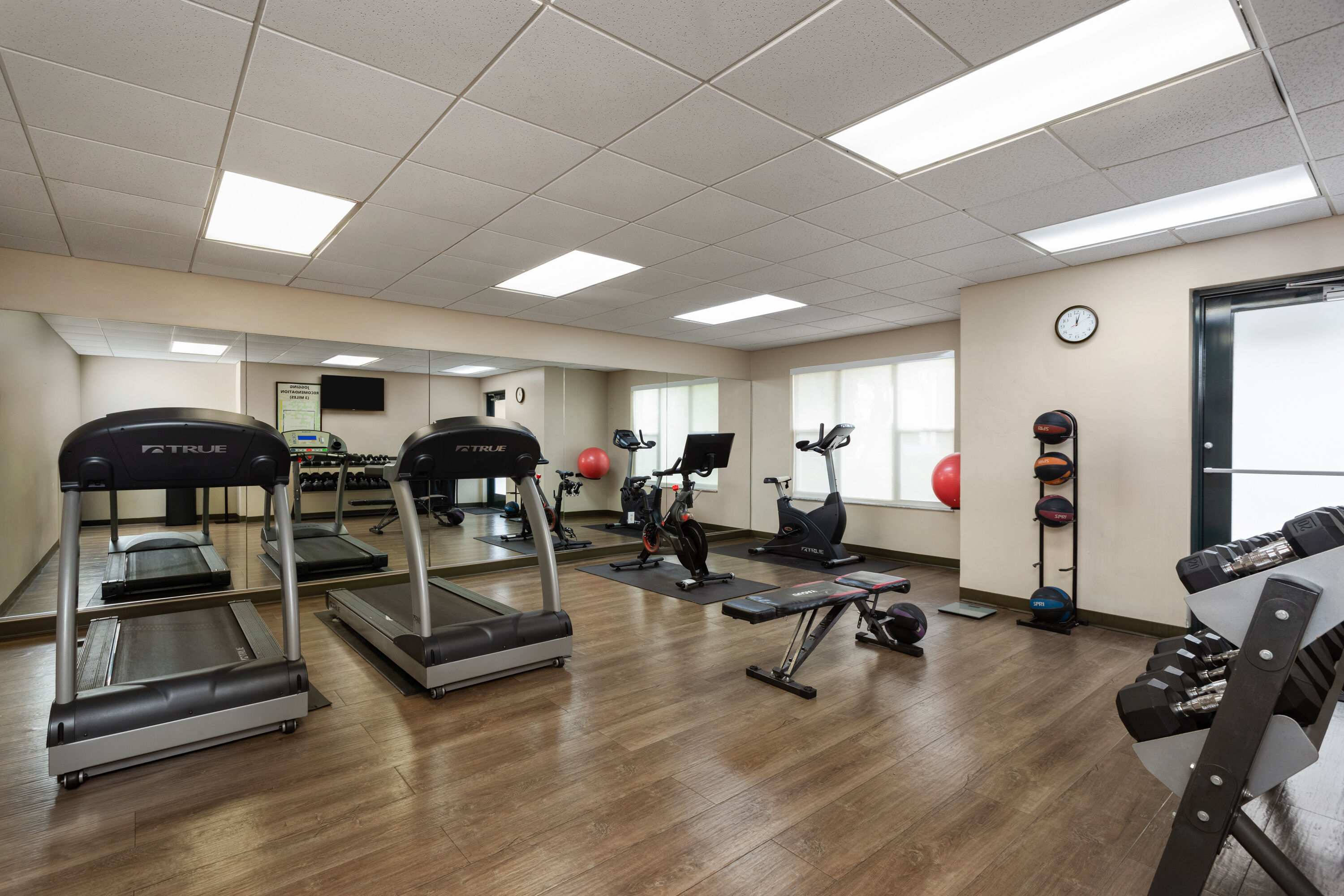Fitness room at Hawthorn Extended Stay by Wyndham Naples in Naples, Florida
