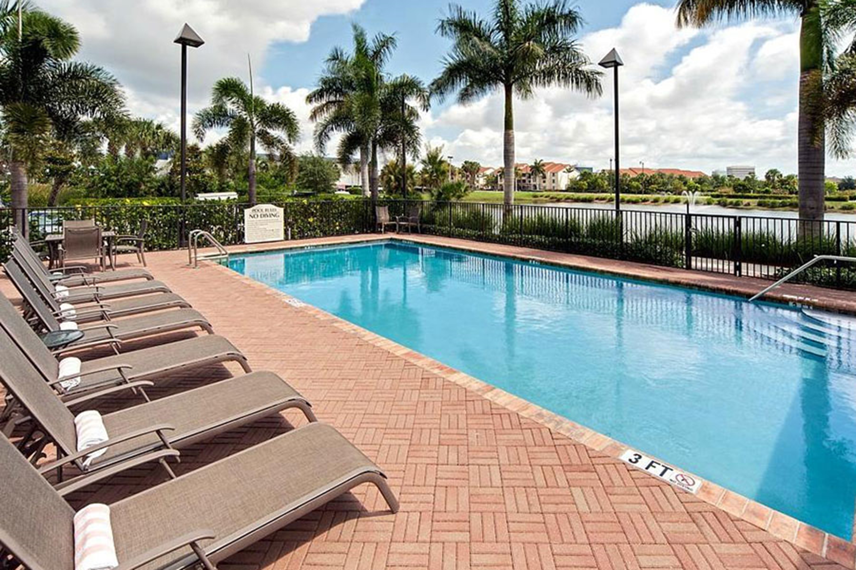 Pool at the Hawthorn Extended Stay by Wyndham West Palm Beach in West Palm Beach, Florida