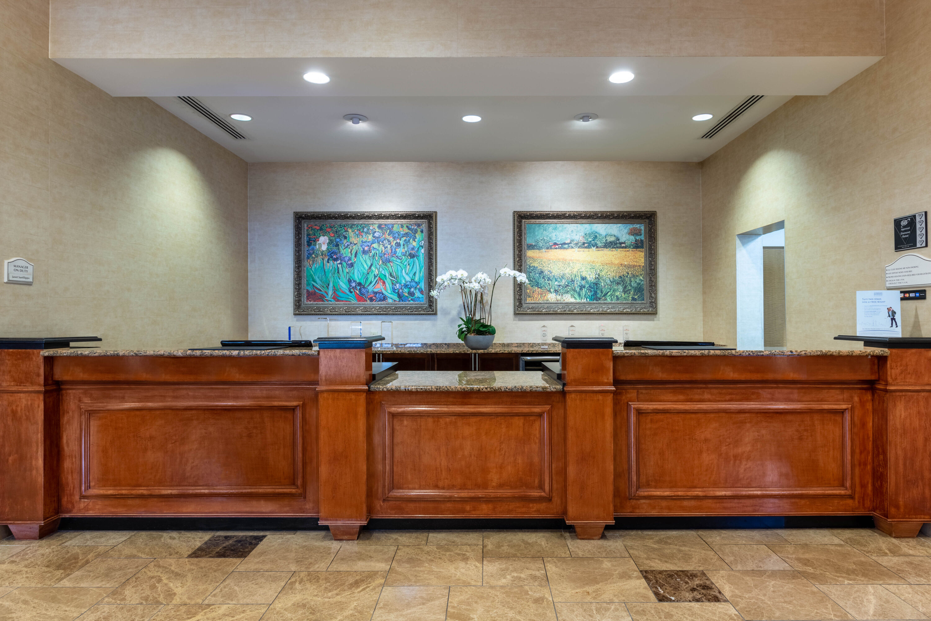 Hawthorn Extended Stay by Wyndham West Palm Beach reception in West Palm Beach, Florida