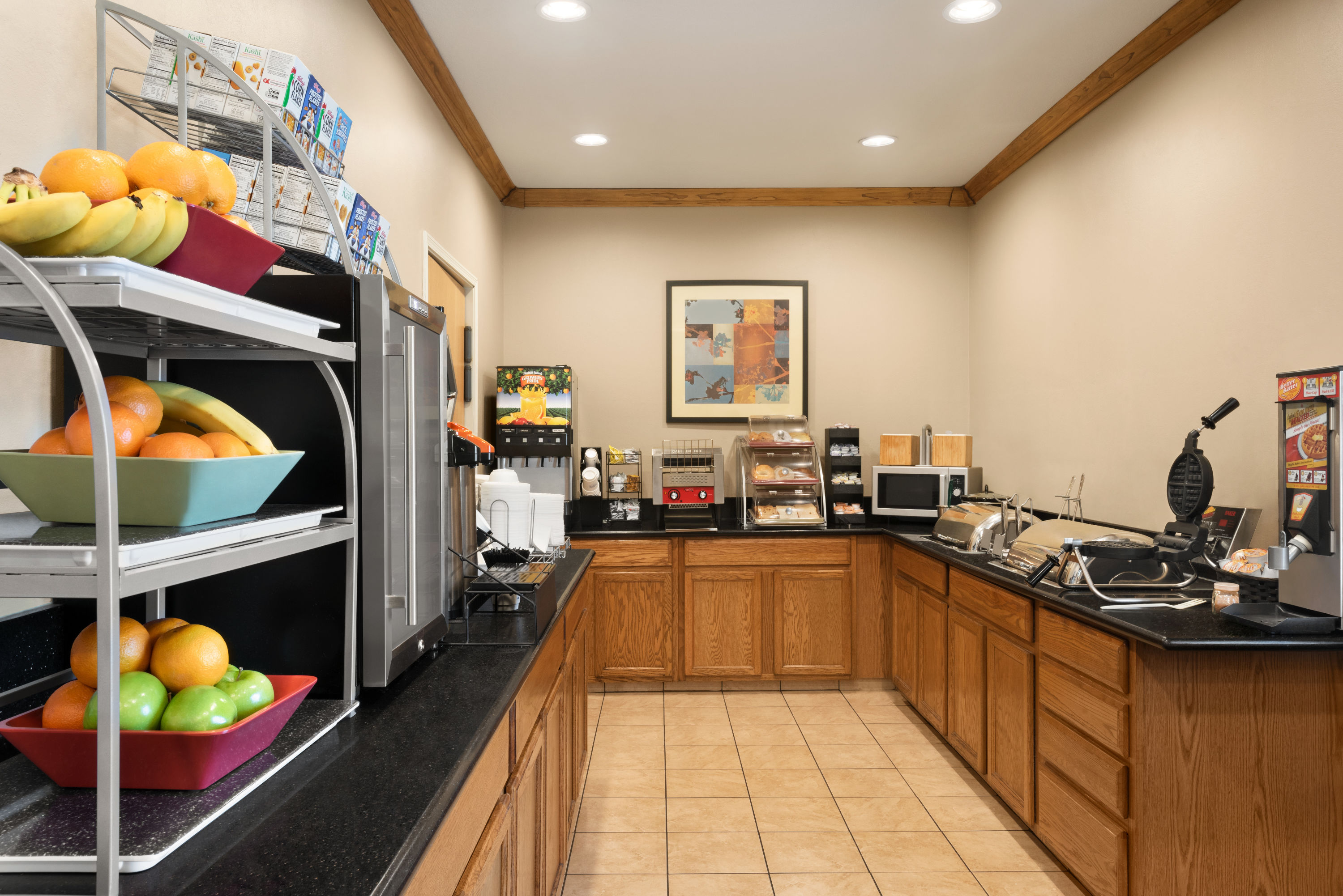 Free breakfast at Hawthorn Extended Stay by Wyndham Decatur in Decatur, Illinois