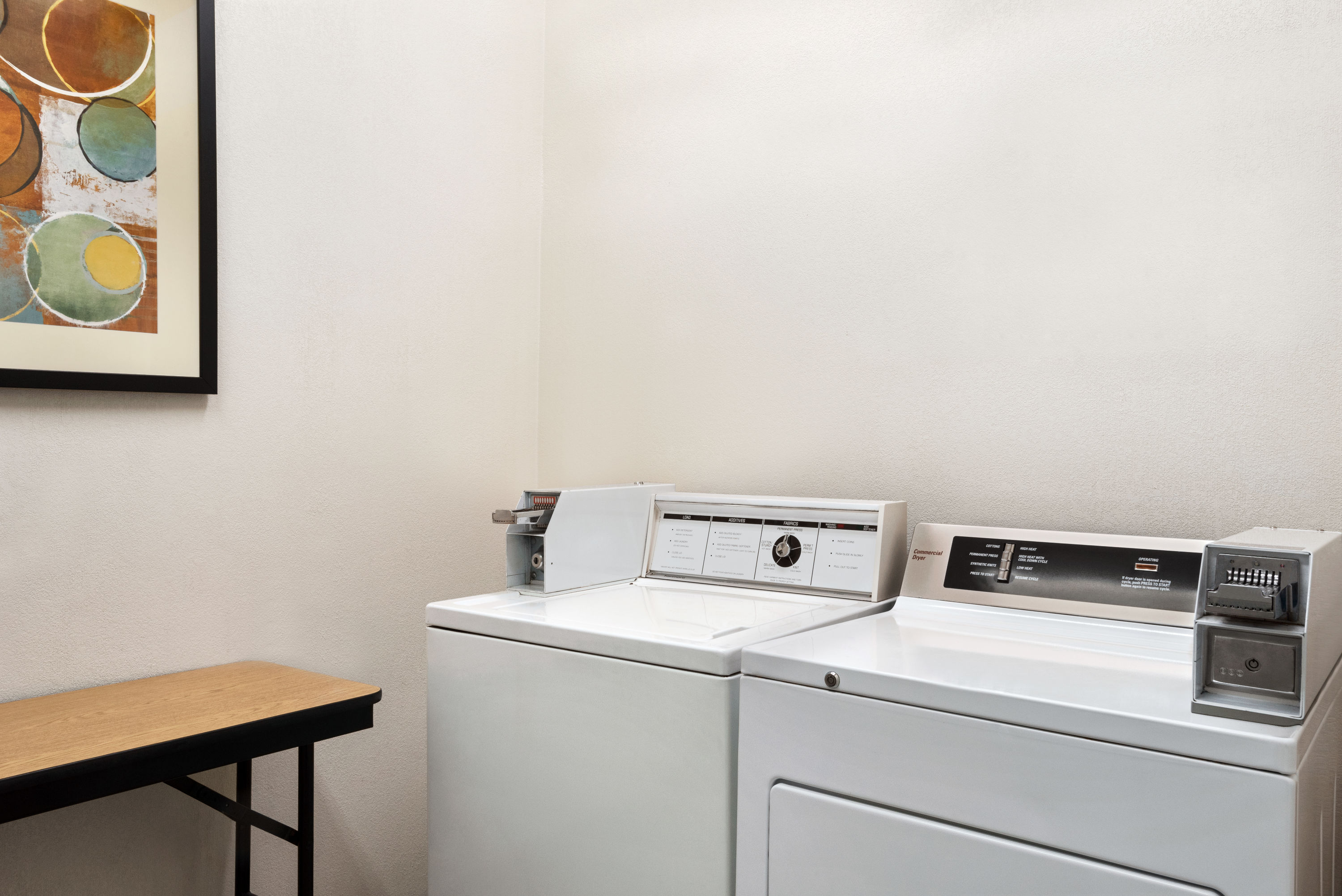 Laundry facilities at Hawthorn Extended Stay by Wyndham Decatur in Decatur, Illinois