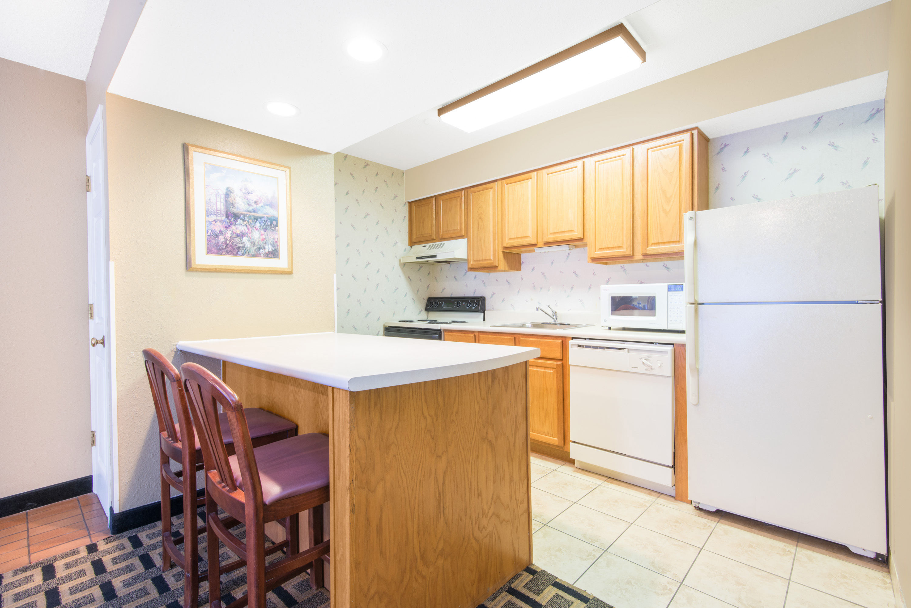 Hawthorn Extended Stay by Wyndham Wichita suite kitchen in Wichita, Kansas