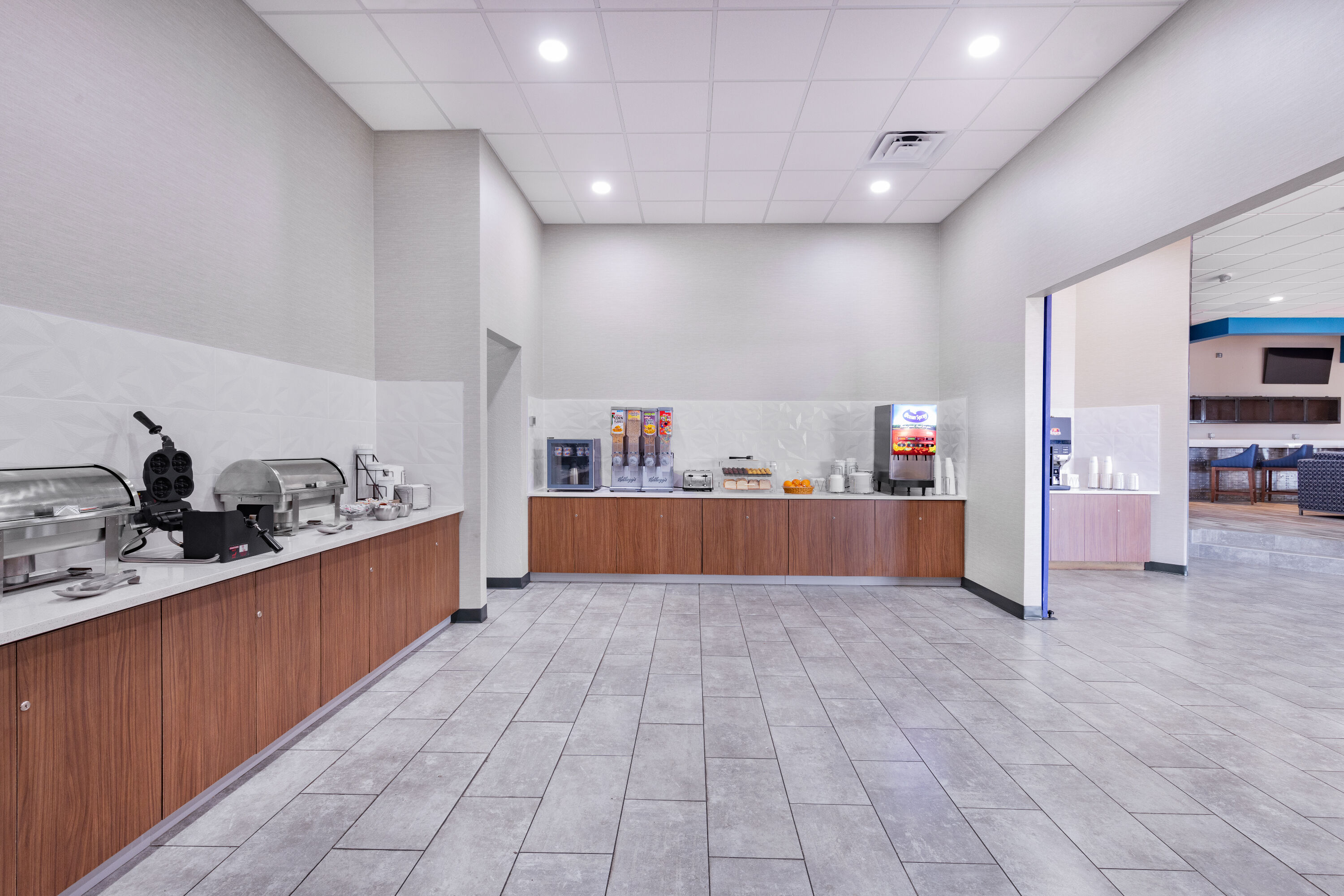 Free breakfast at Hawthorn Extended Stay by Wyndham Wichita Airport in Wichita, Kansas