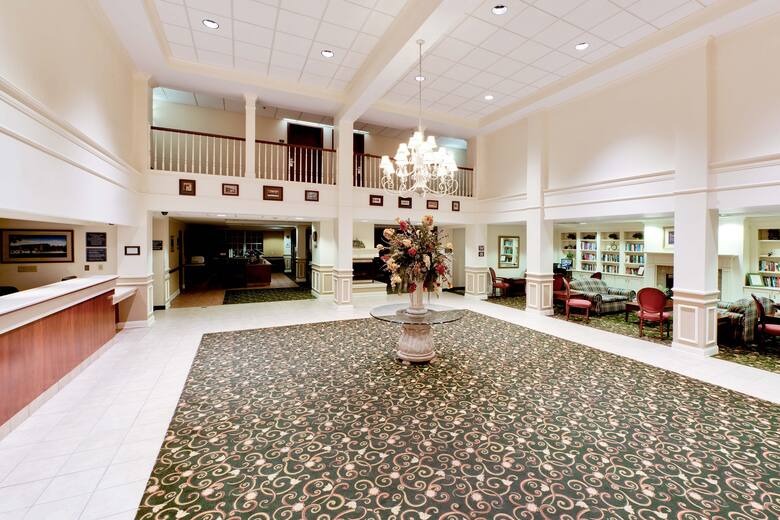 Hawthorn Suites by Wyndham Louisville East hotel lobby in Louisville, Kentucky