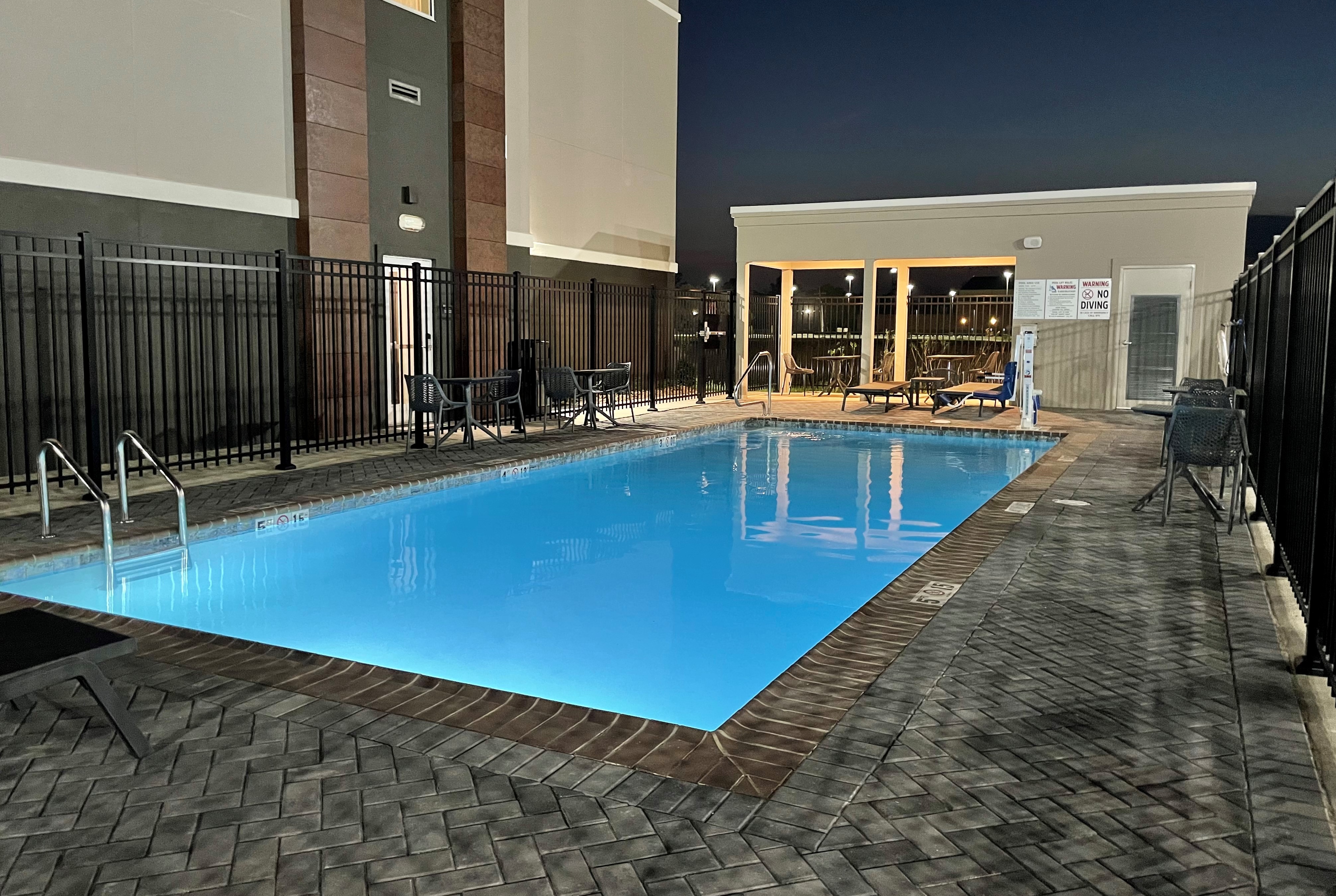 Pool at the Hawthorn Extended Stay by Wyndham Sulphur (Lake Charles) in Sulphur, Louisiana