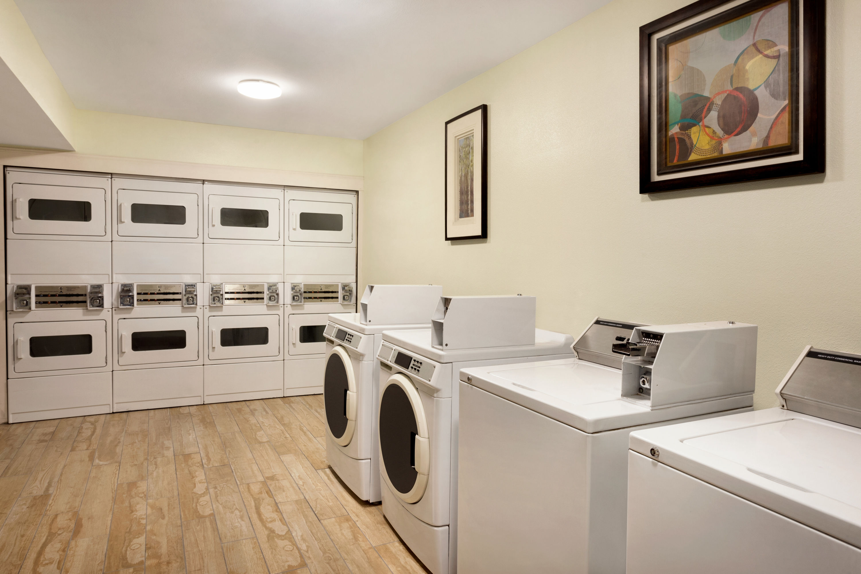 Laundry facilities at Hawthorn Extended Stay by Wyndham Saint Robert in Saint Robert, Missouri