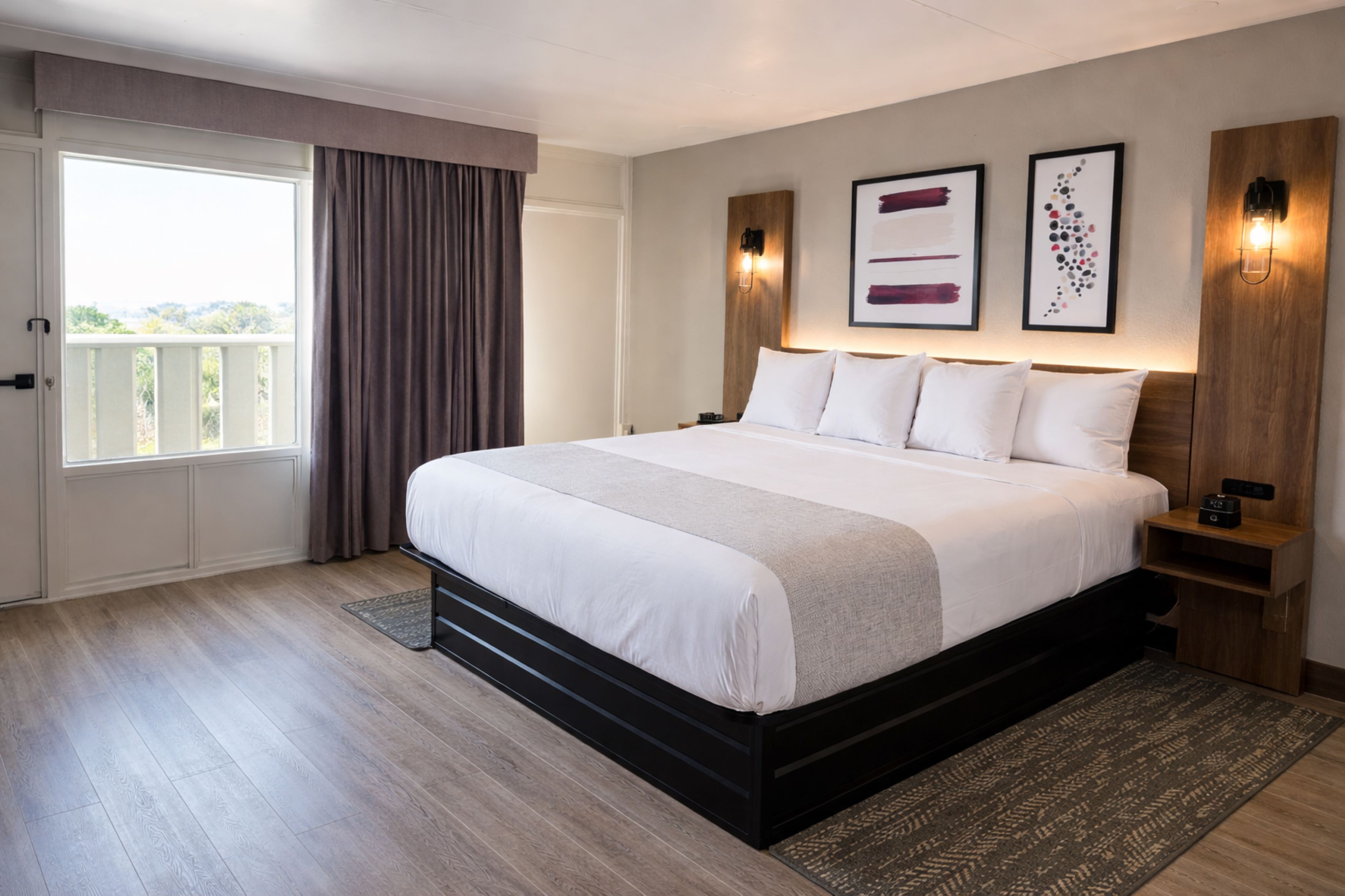 Guest room at the Hawthorn Extended Stay by Wyndham Fayetteville in Fayetteville, North Carolina