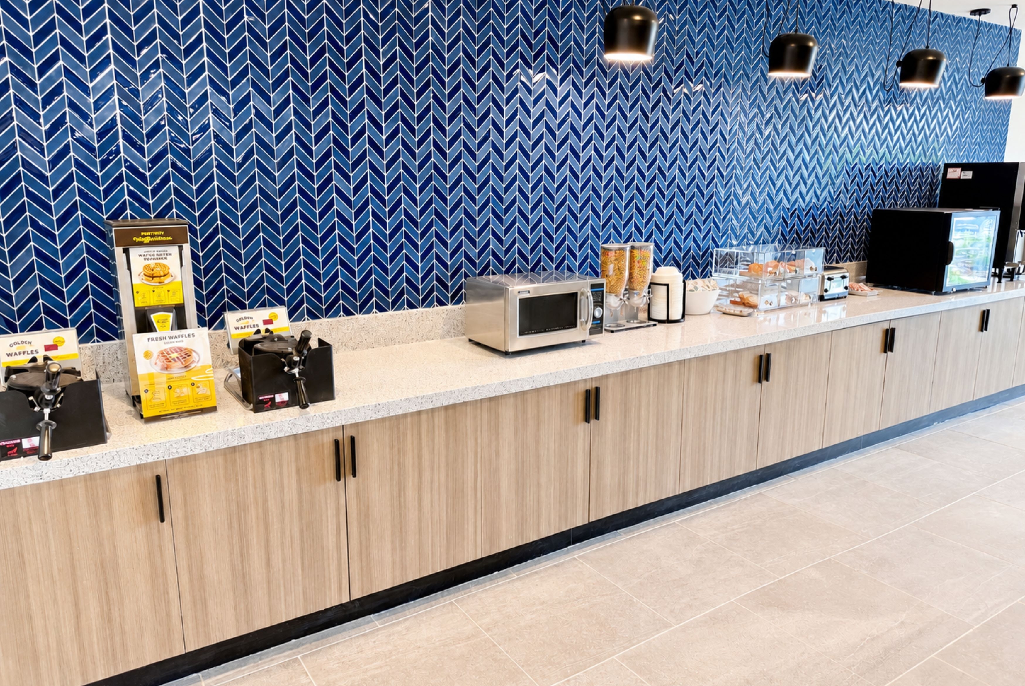 Free breakfast at Hawthorn Extended Stay by Wyndham Mebane in Mebane, North Carolina