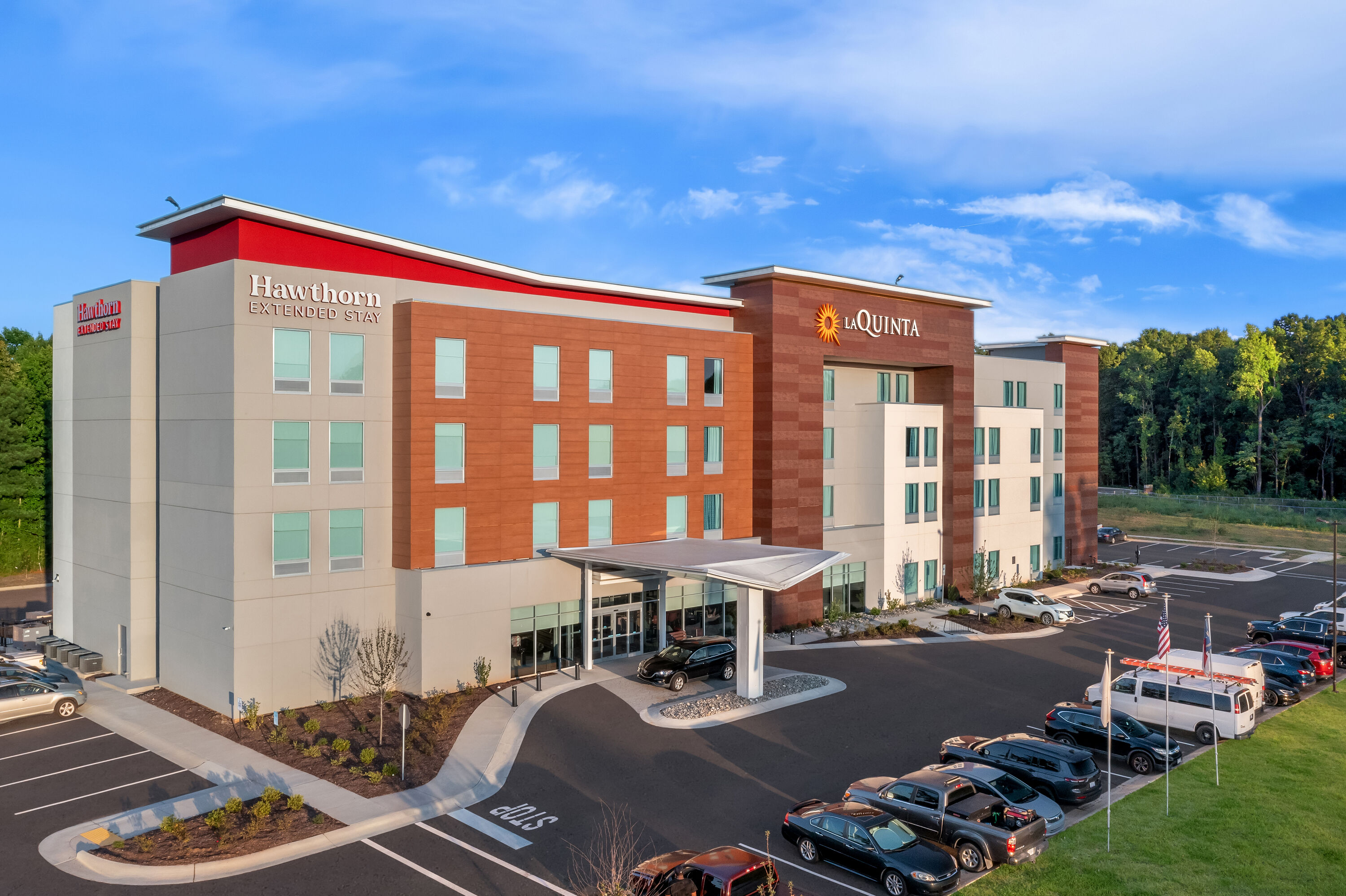 Exterior Day Image of Hawthorn Extended Stay by Wyndham Mebane hotel in Mebane, North Carolina
