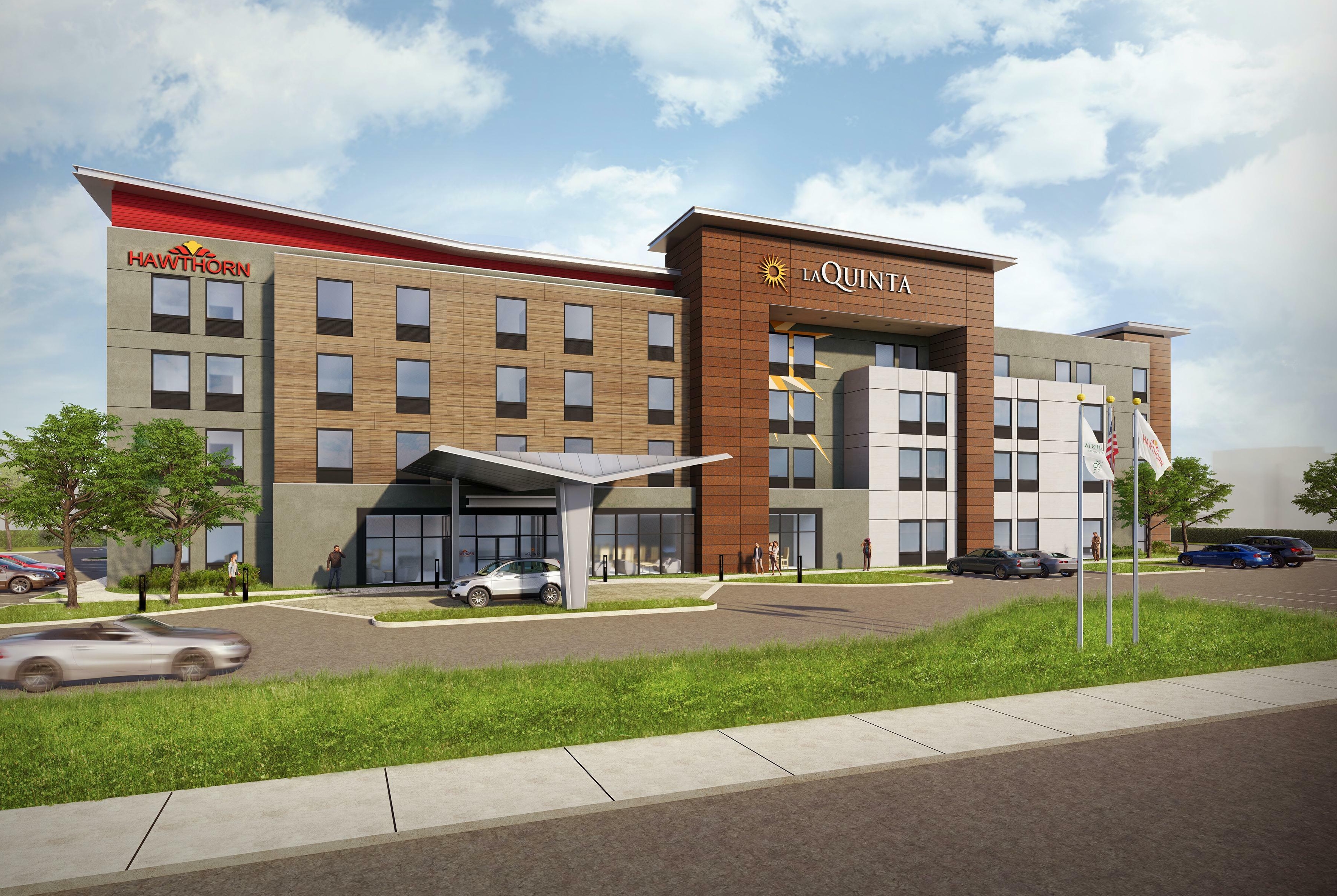 Exterior of Hawthorn Extended Stay by Wyndham Mebane hotel in Mebane, North Carolina