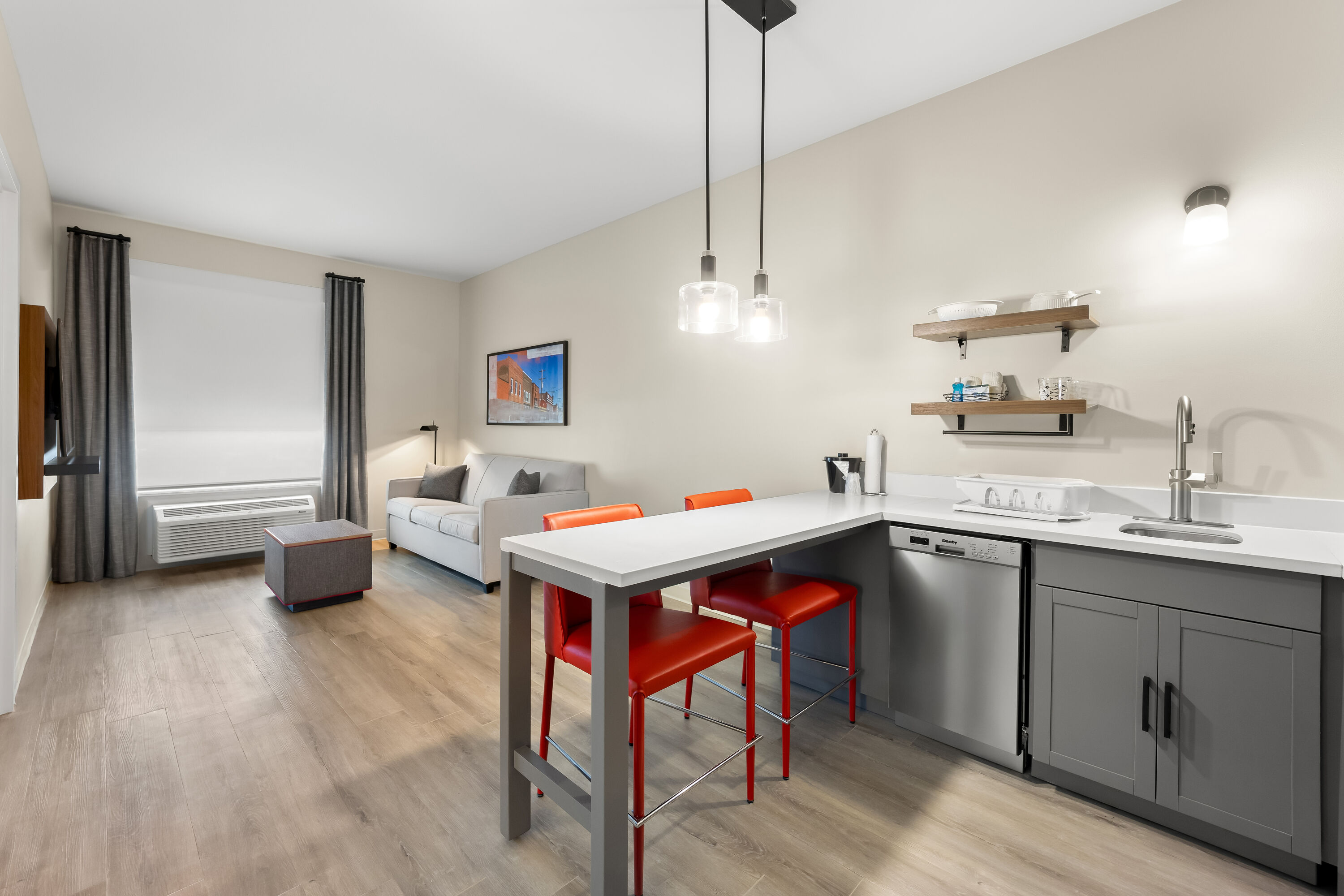 Hawthorn Extended Stay by Wyndham Mebane suite in Mebane, North Carolina