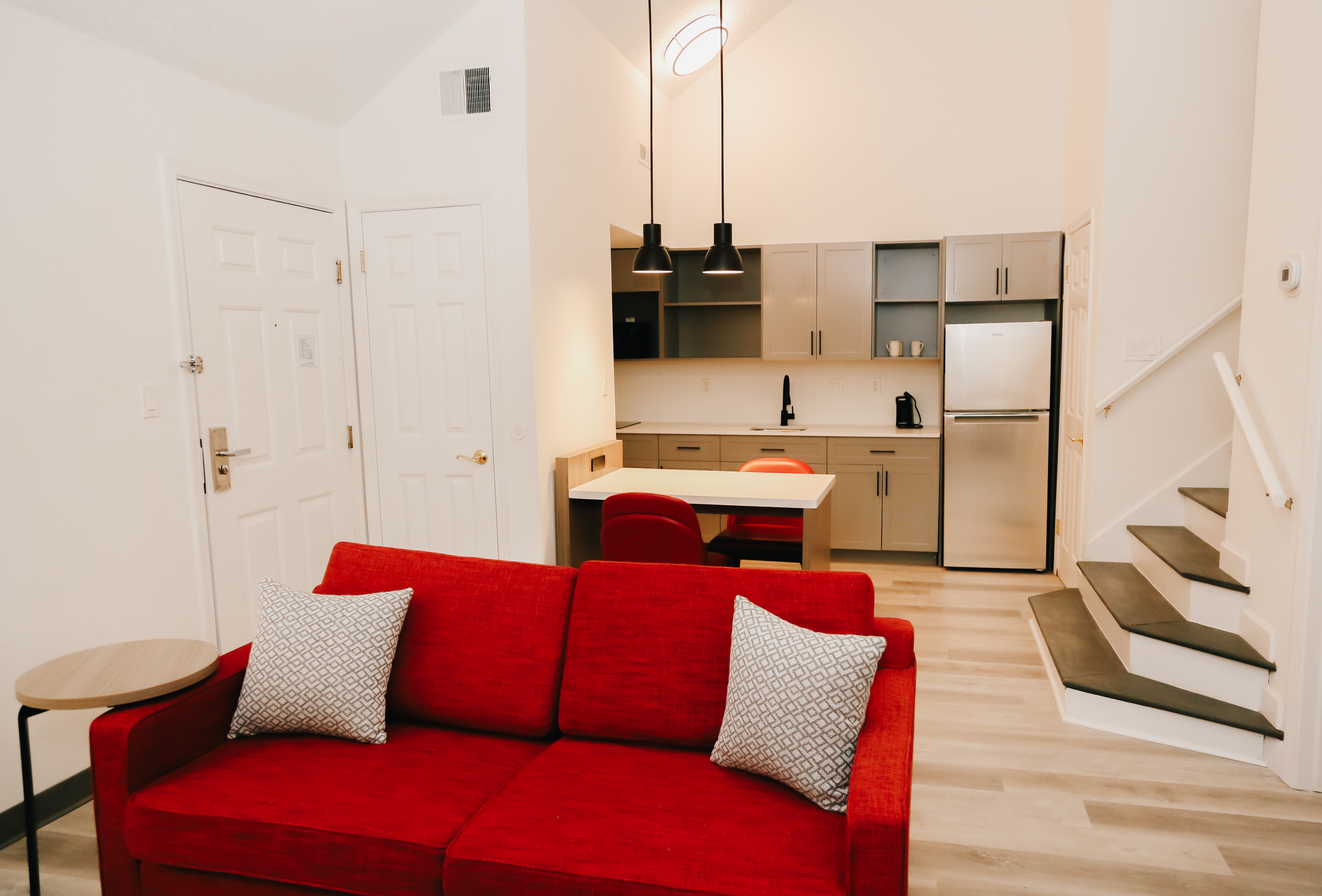 Guest room at the Hawthorn Suites by Wyndham Tinton Falls in Tinton Falls, New Jersey