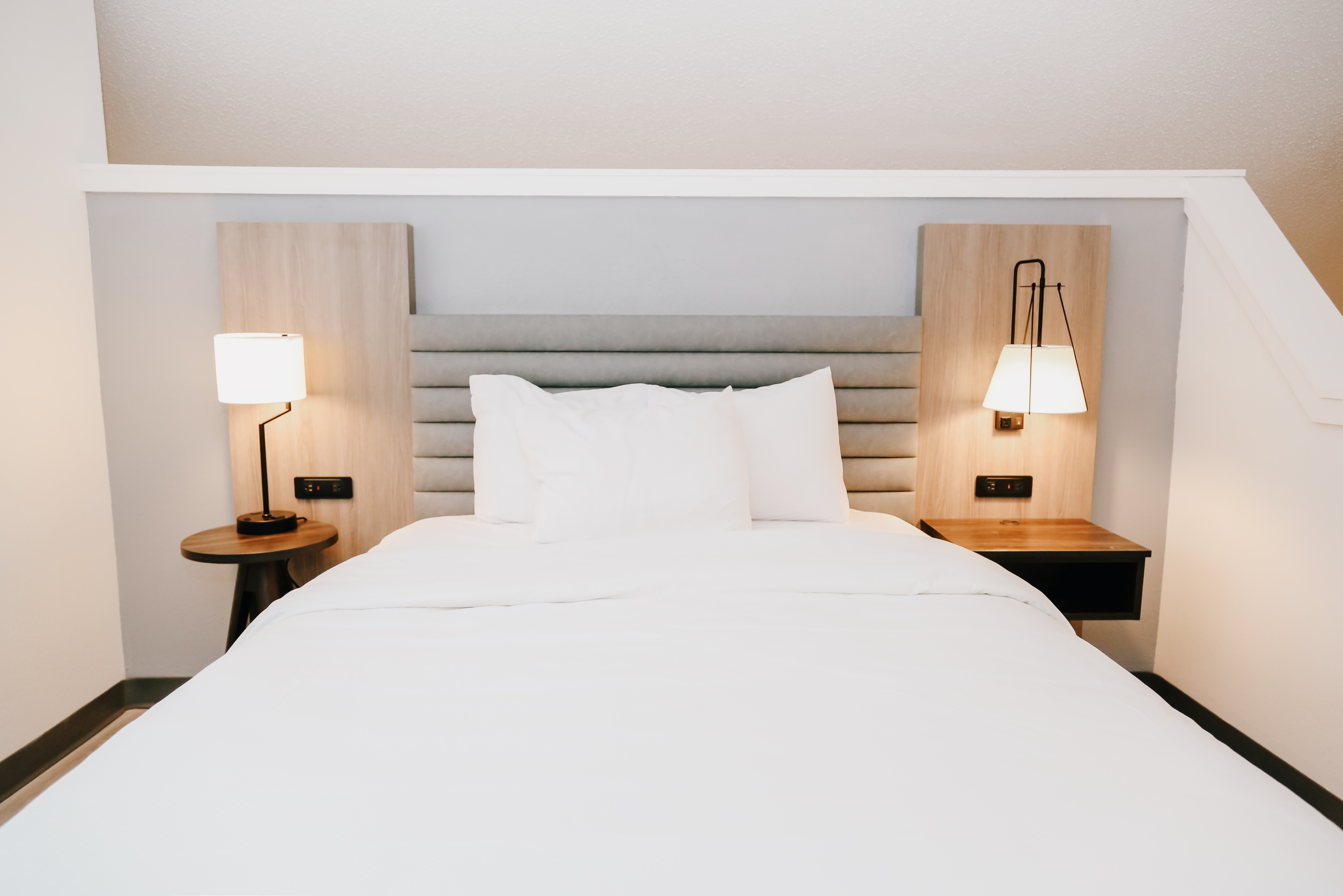 Guest room at the Hawthorn Suites by Wyndham Tinton Falls in Tinton Falls, New Jersey