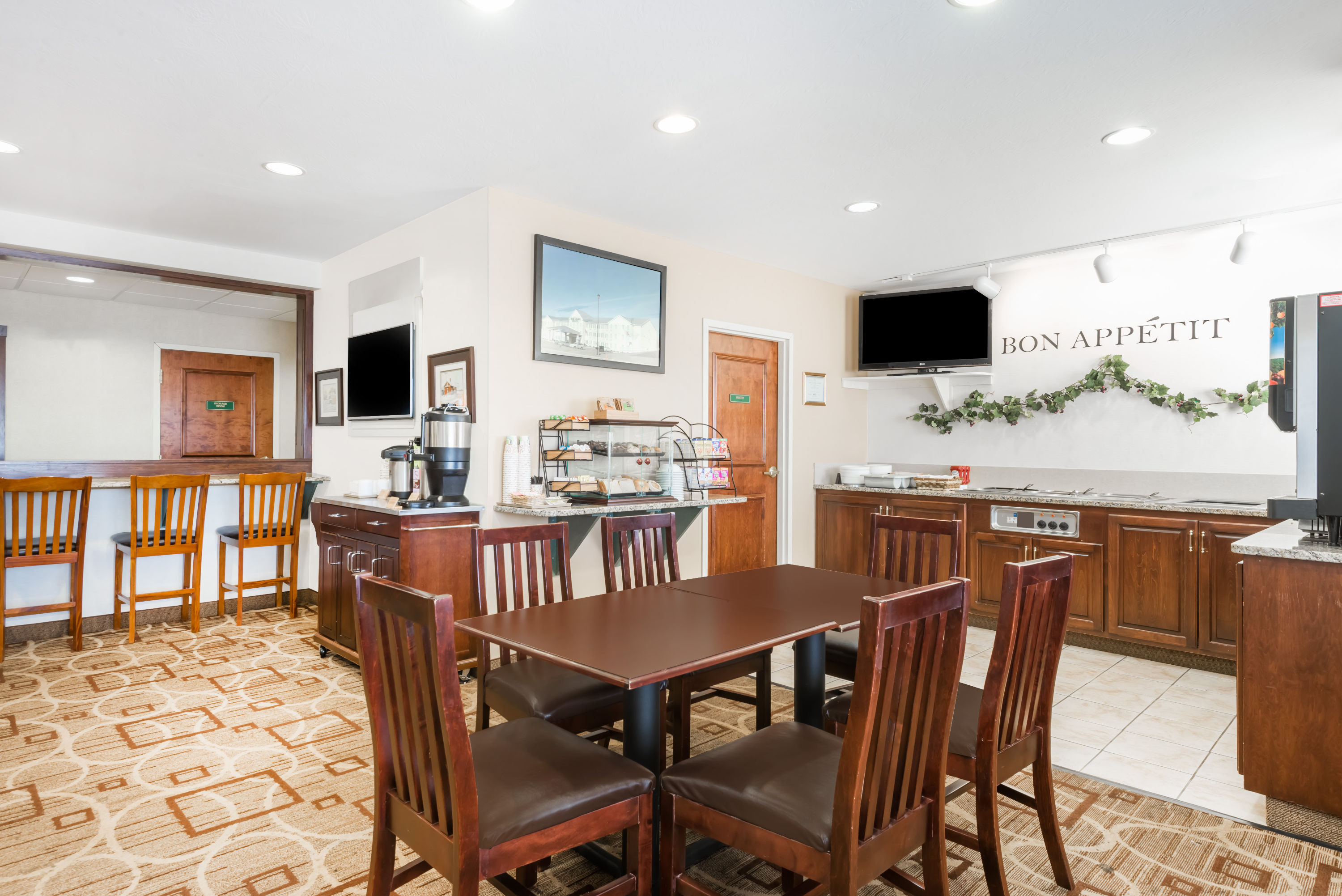 Free breakfast at Hawthorn Extended Stay by Wyndham Seville in Seville, Ohio