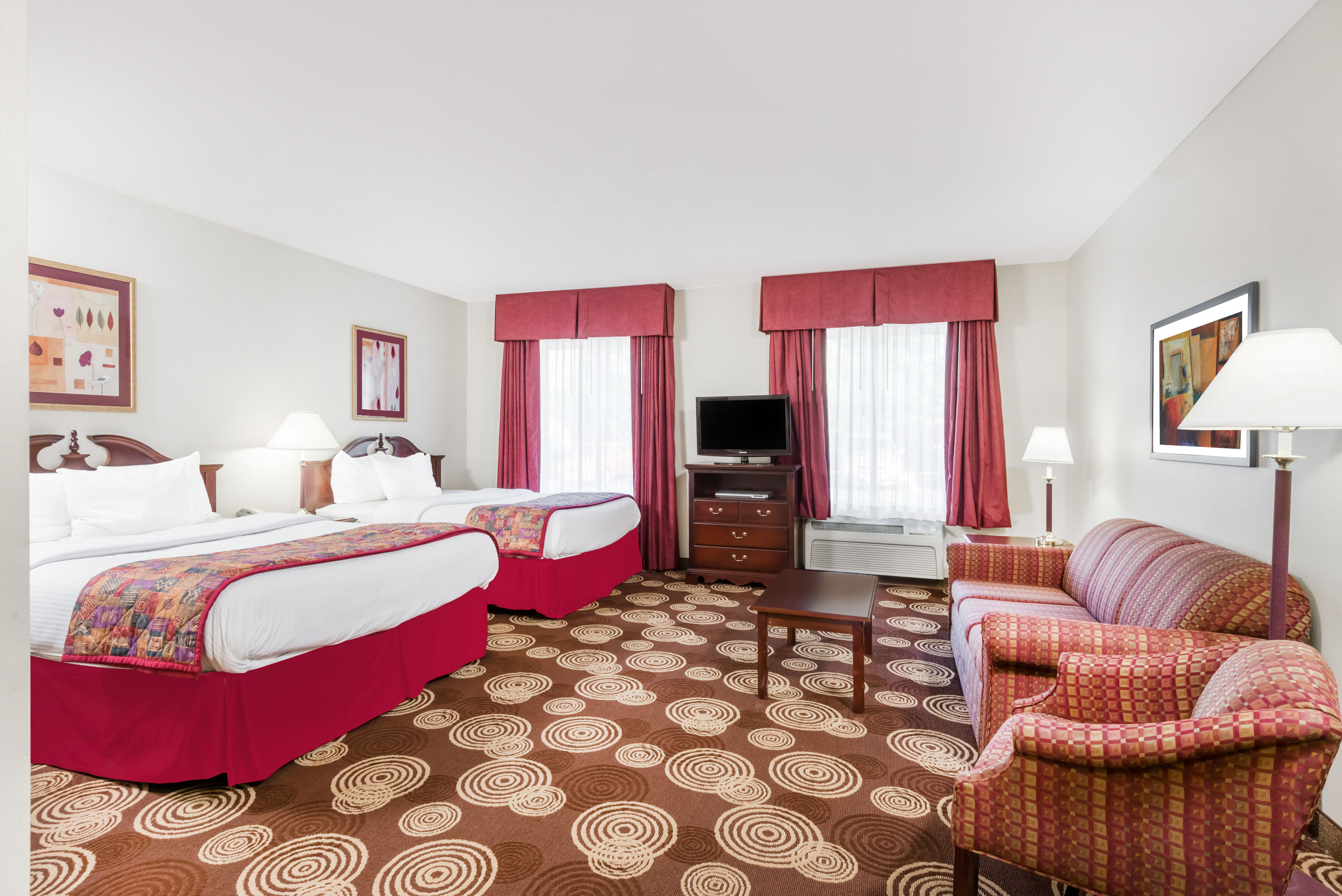 Guest room at the Hawthorn Extended Stay by Wyndham Seville in Seville, Ohio