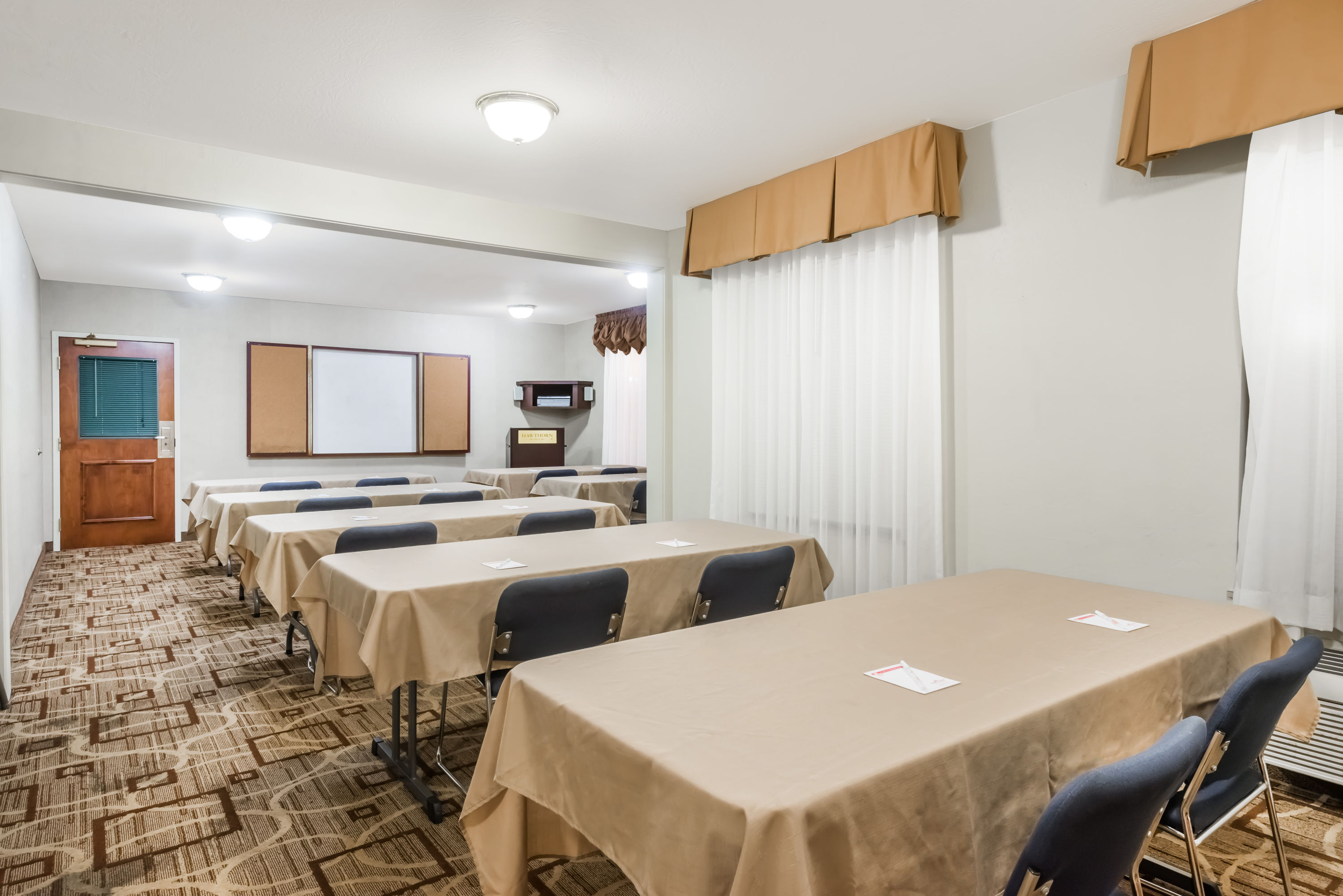 Meeting room at Hawthorn Extended Stay by Wyndham Seville in Seville, Ohio