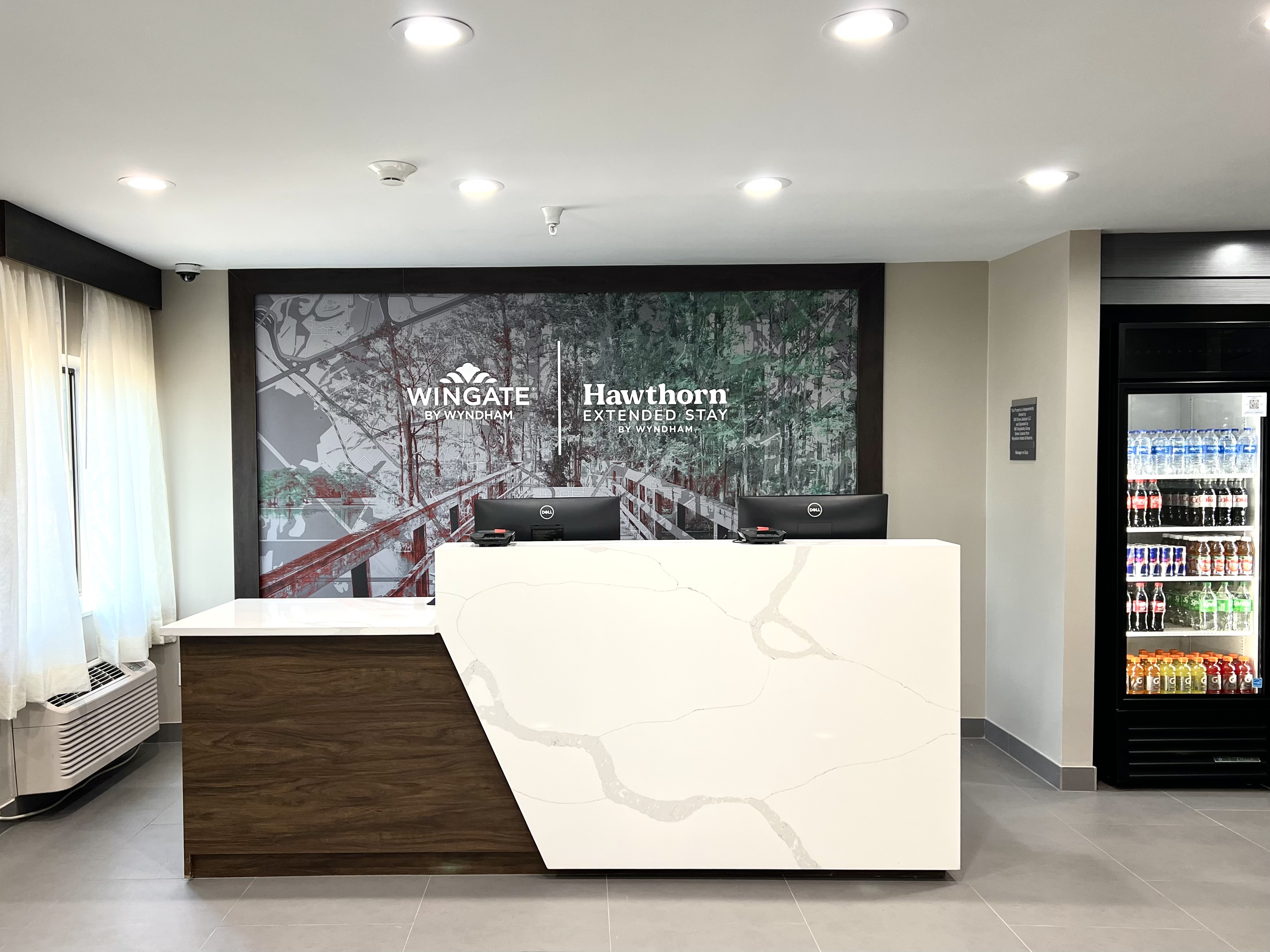 Hawthorn Extended Stay by Wyndham Jackson reception in Jackson, Tennessee