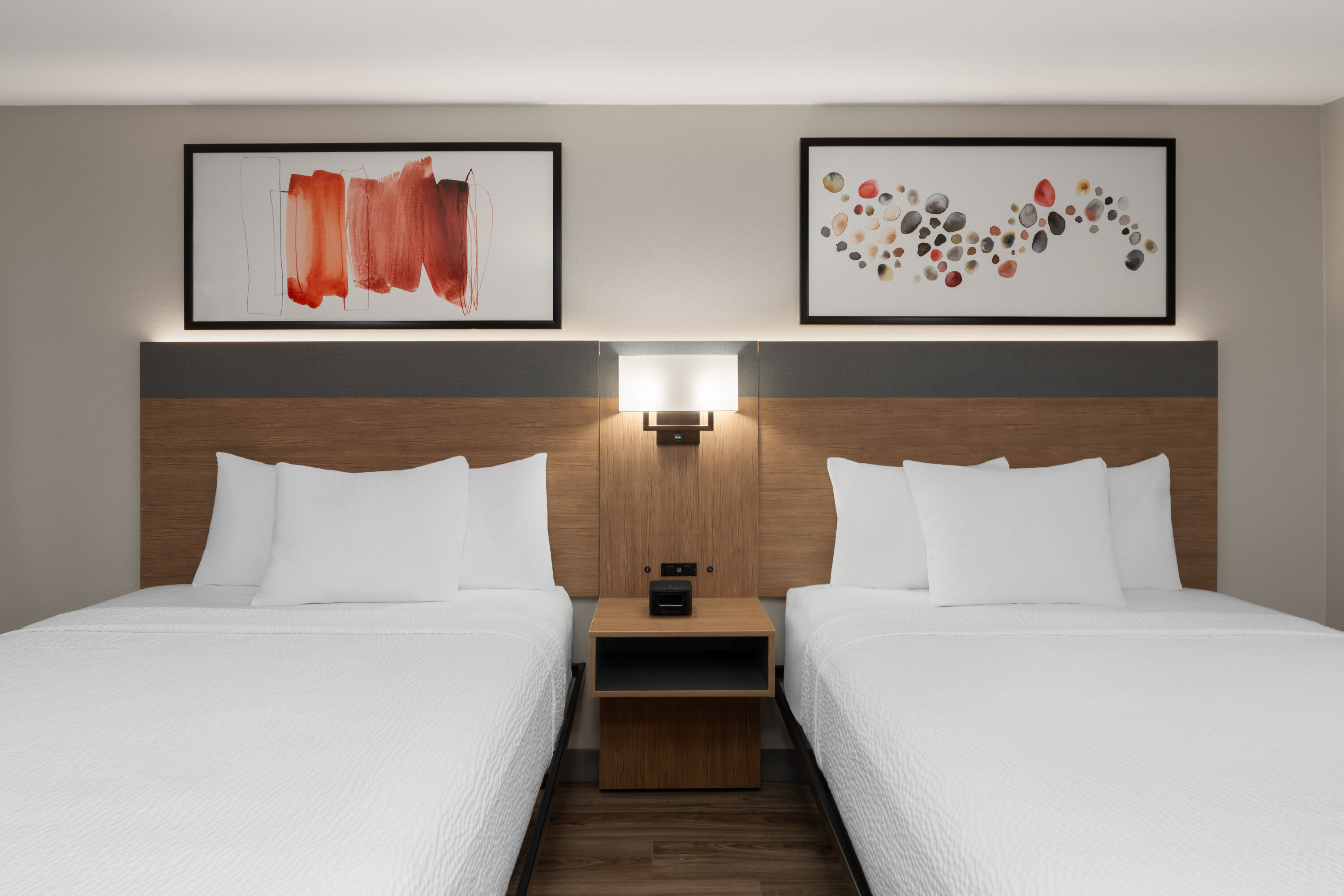 Guest room at the Hawthorn Extended Stay by Wyndham Jackson in Jackson, Tennessee