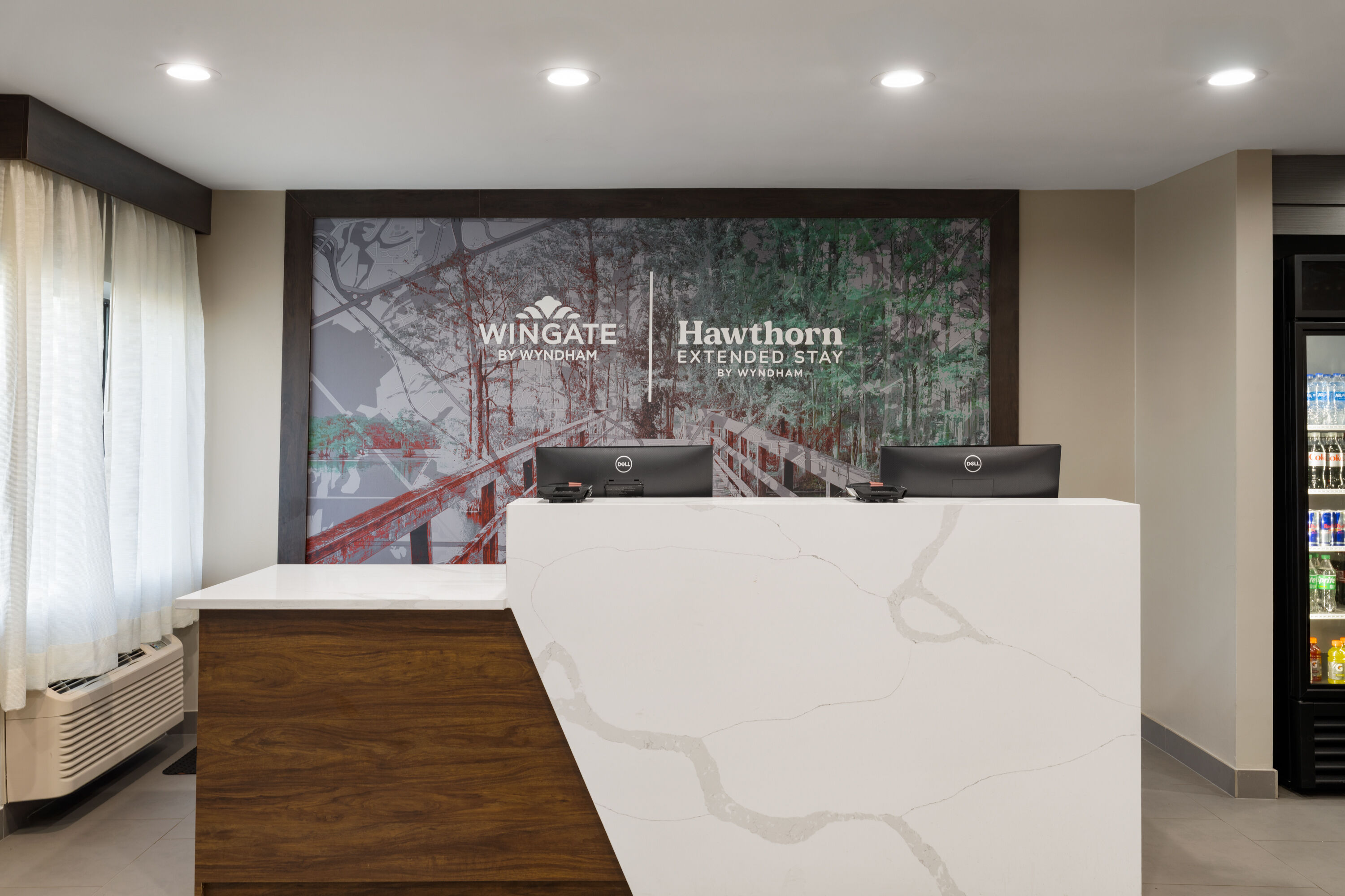 Hawthorn Extended Stay by Wyndham Jackson reception in Jackson, Tennessee