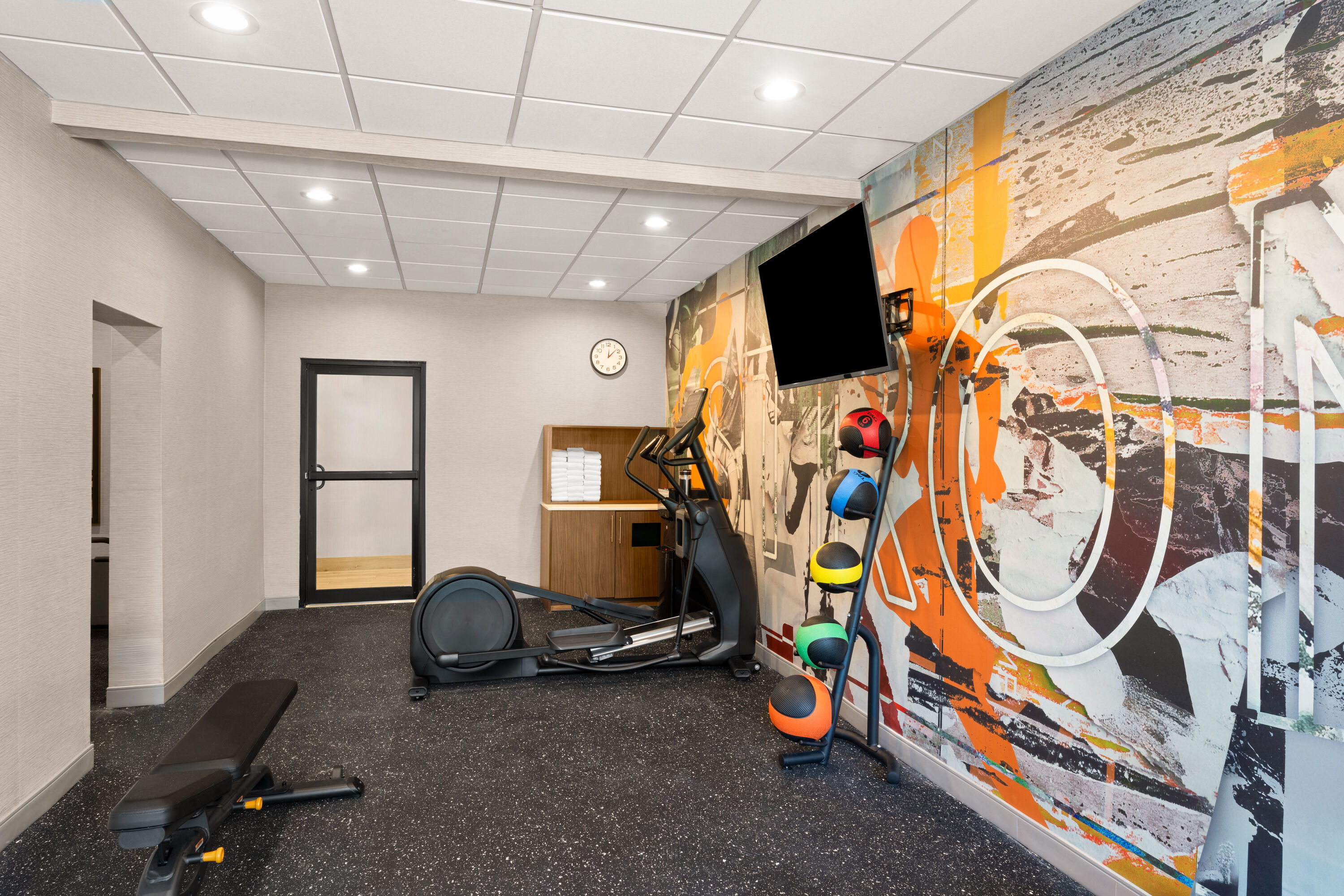 Fitness room at Hawthorn Extended Stay by Wyndham Nashville Airport/Opryland in Nashville, Tennessee