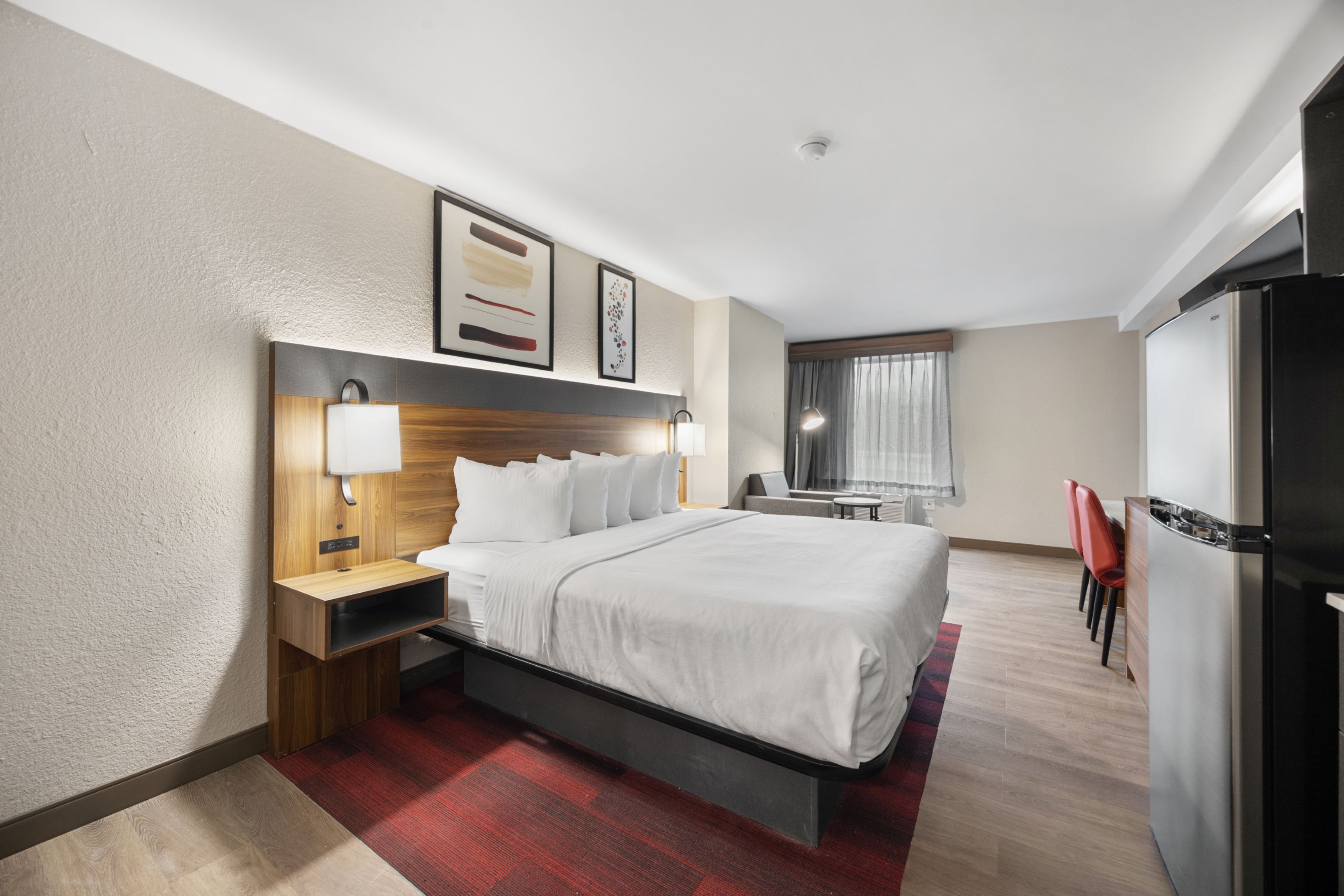 Guest room at the Hawthorn Extended Stay by Wyndham Nashville Airport/Opryland in Nashville, Tennessee