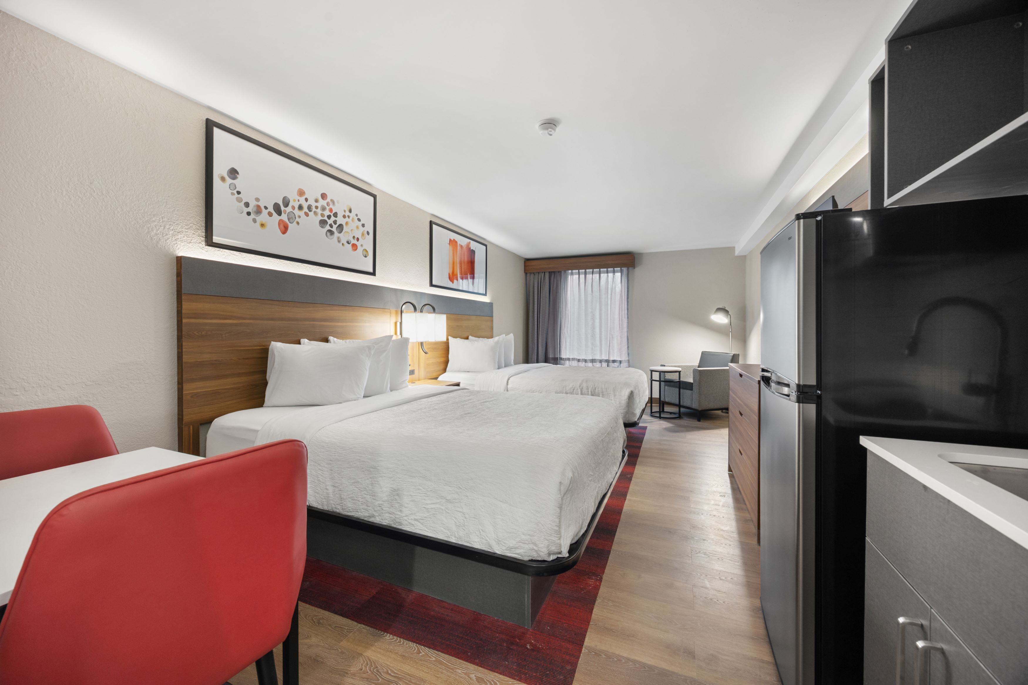 Guest room at the Hawthorn Extended Stay by Wyndham Nashville Airport/Opryland in Nashville, Tennessee