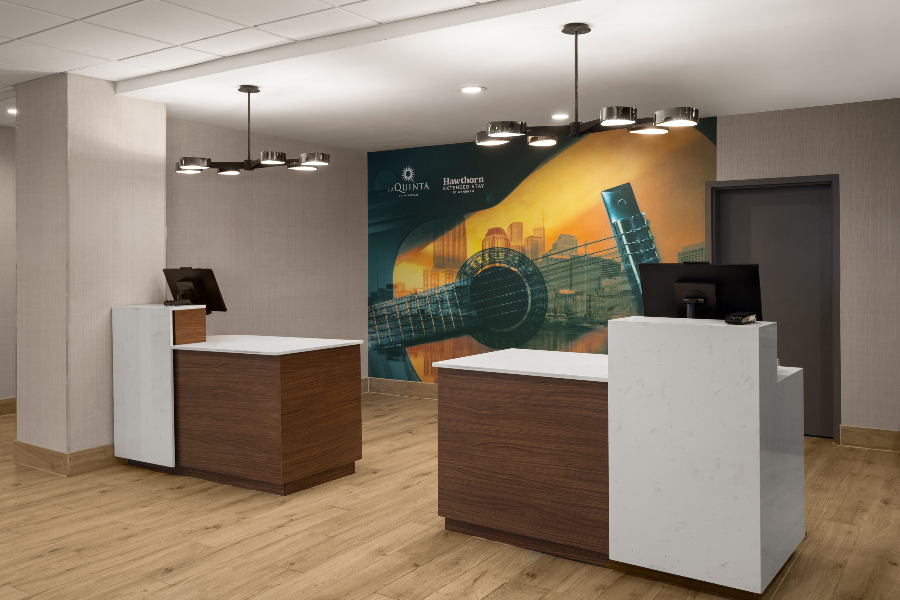 Hawthorn Extended Stay by Wyndham Nashville Airport/Opryland reception in Nashville, Tennessee
