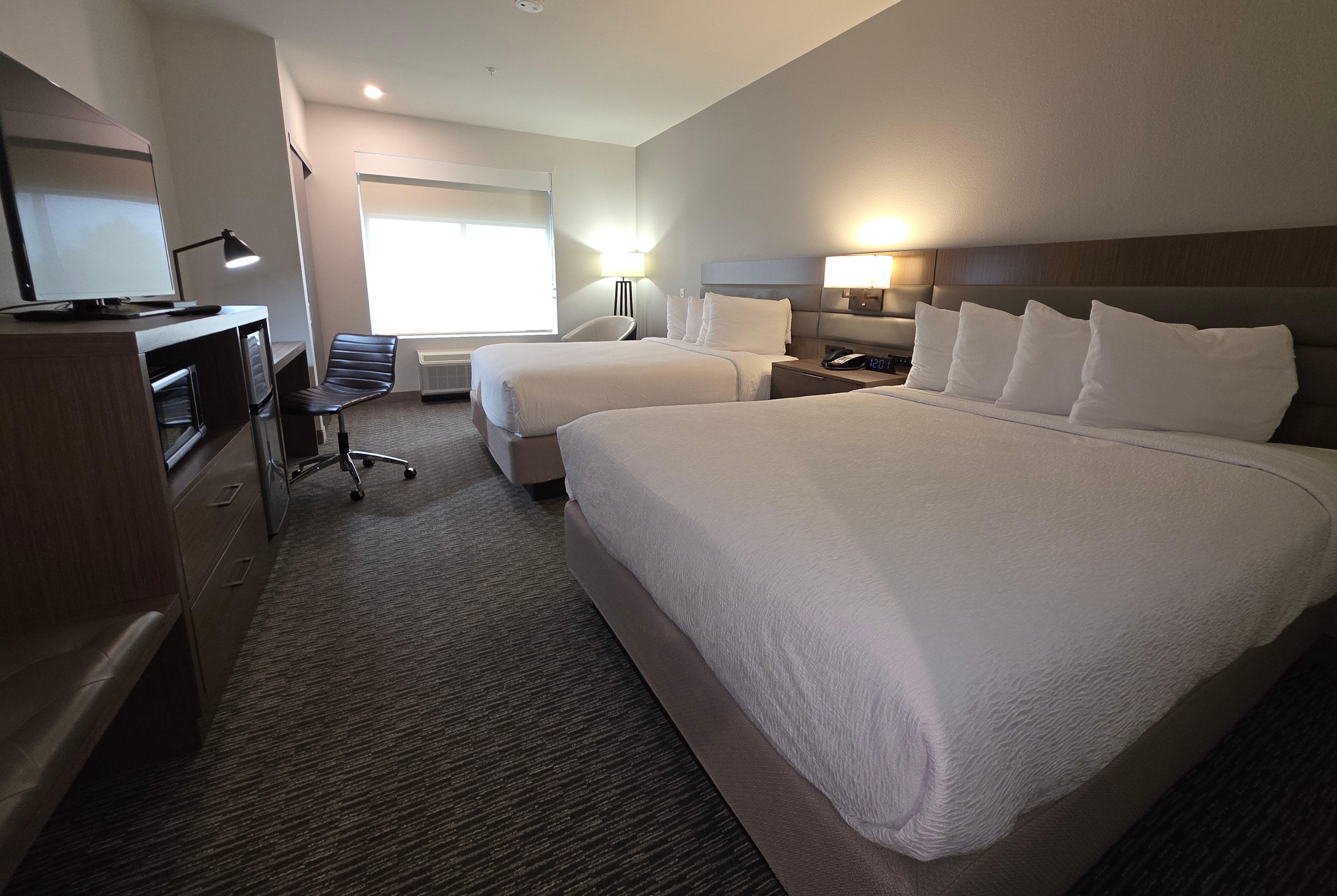 Guest room at the Hawthorn Extended Stay Austin North in Austin, Texas