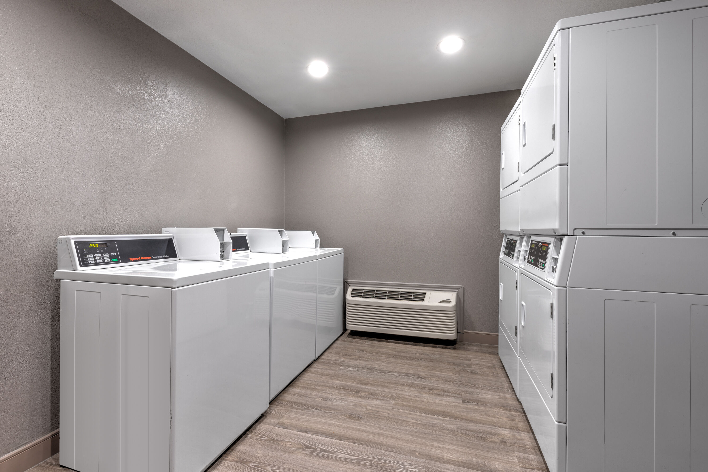 Laundry facilities at Hawthorn Extended Stay by Wyndham Bedford / Dallas in Bedford, Texas