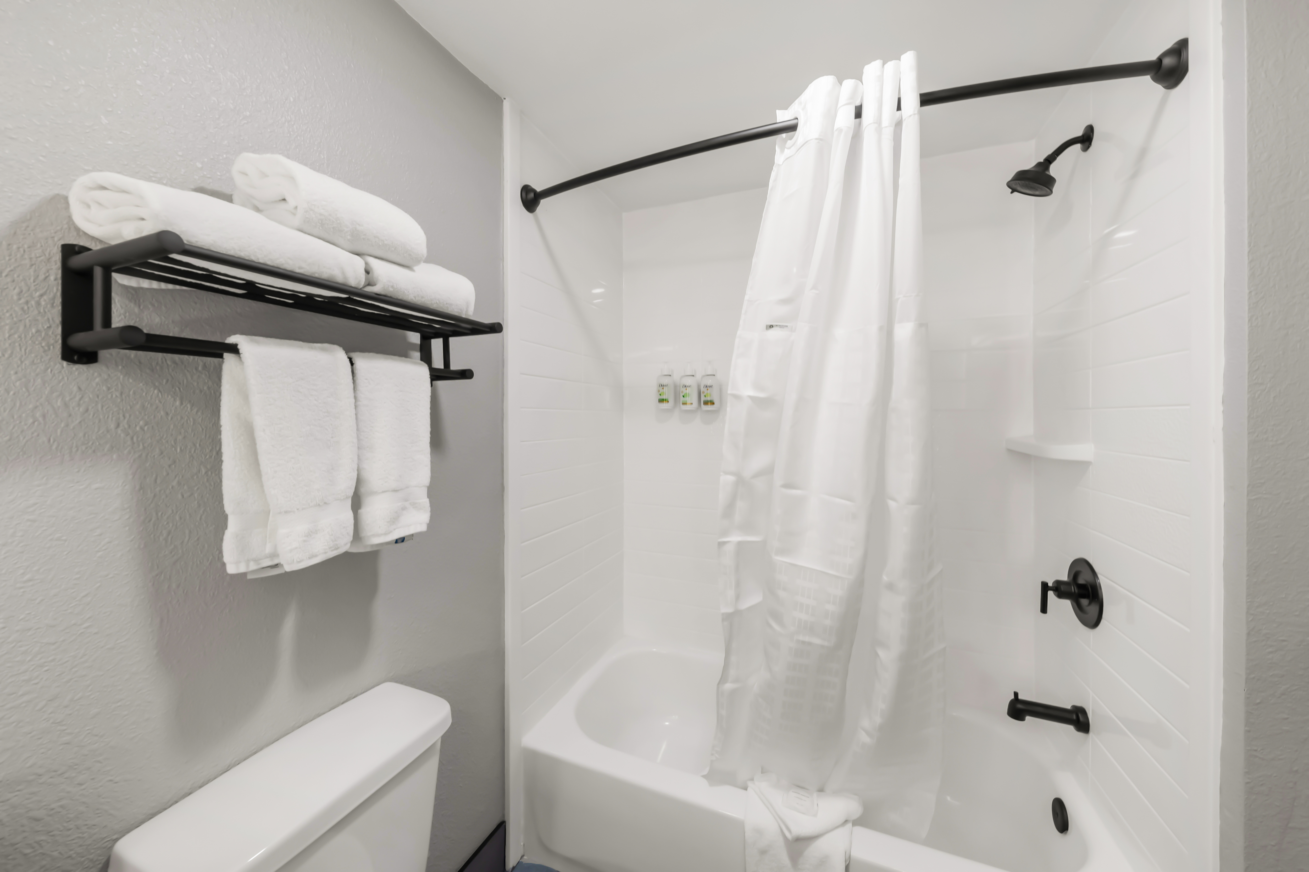 Guest room at the Hawthorn Extended Stay by Wyndham College Station in College Station, Texas
