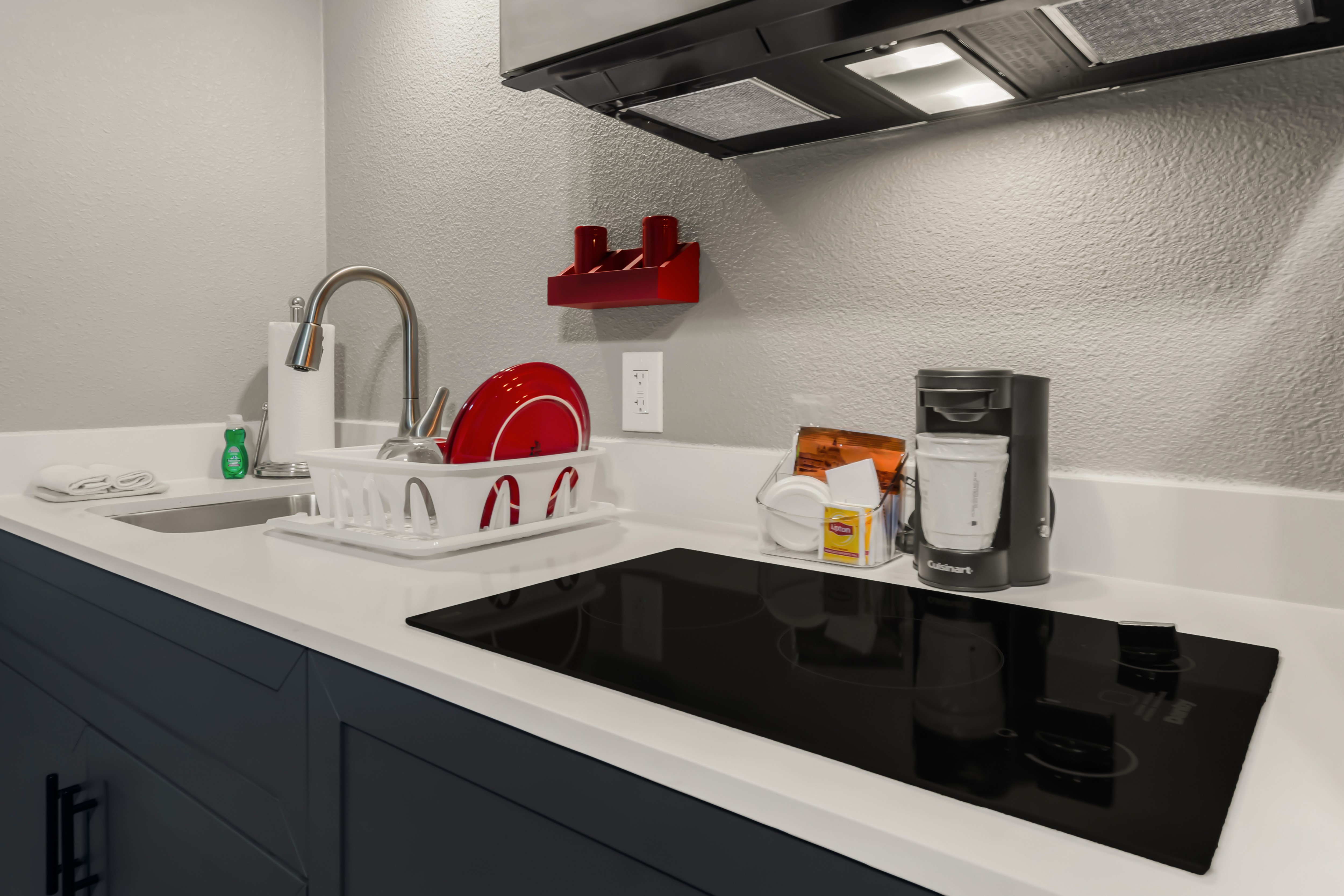 Guest room at the Hawthorn Extended Stay by Wyndham College Station in College Station, Texas