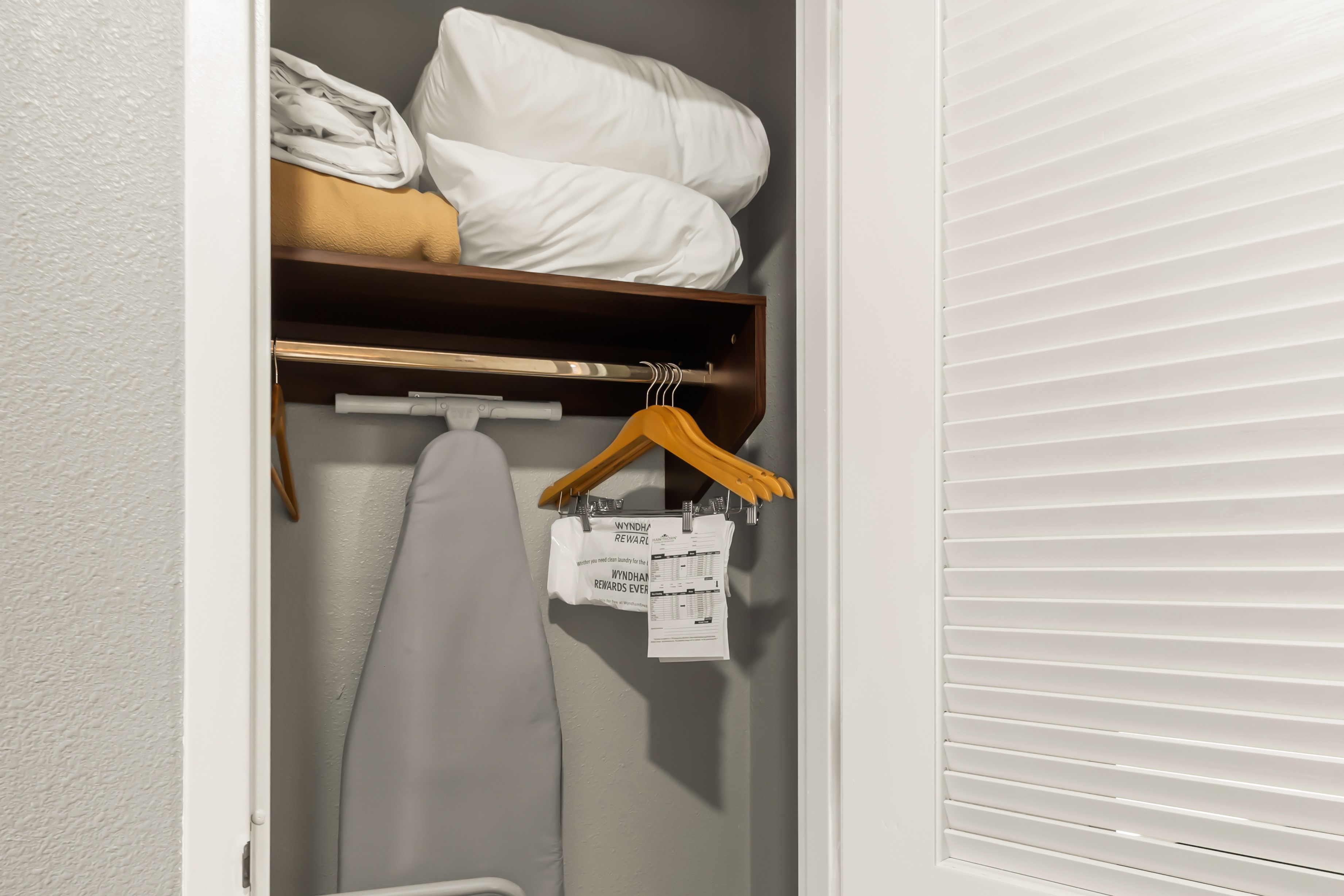 Guest room at the Hawthorn Extended Stay by Wyndham College Station in College Station, Texas