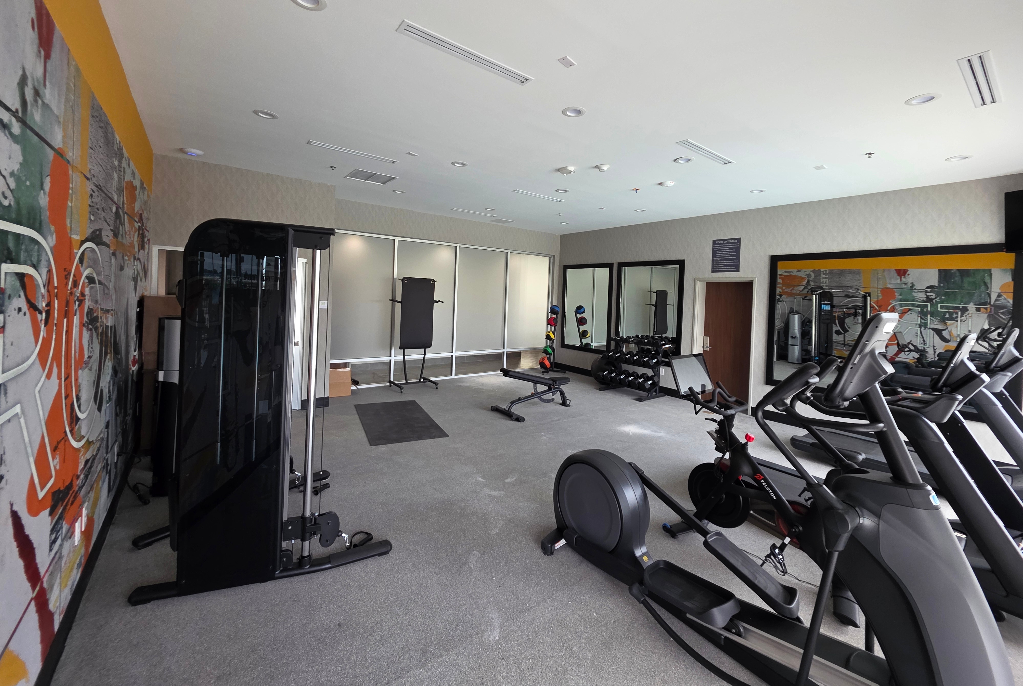 Fitness room at Hawthorn Extended Stay by Wyndham Eagle Pass in Eagle Pass, Texas