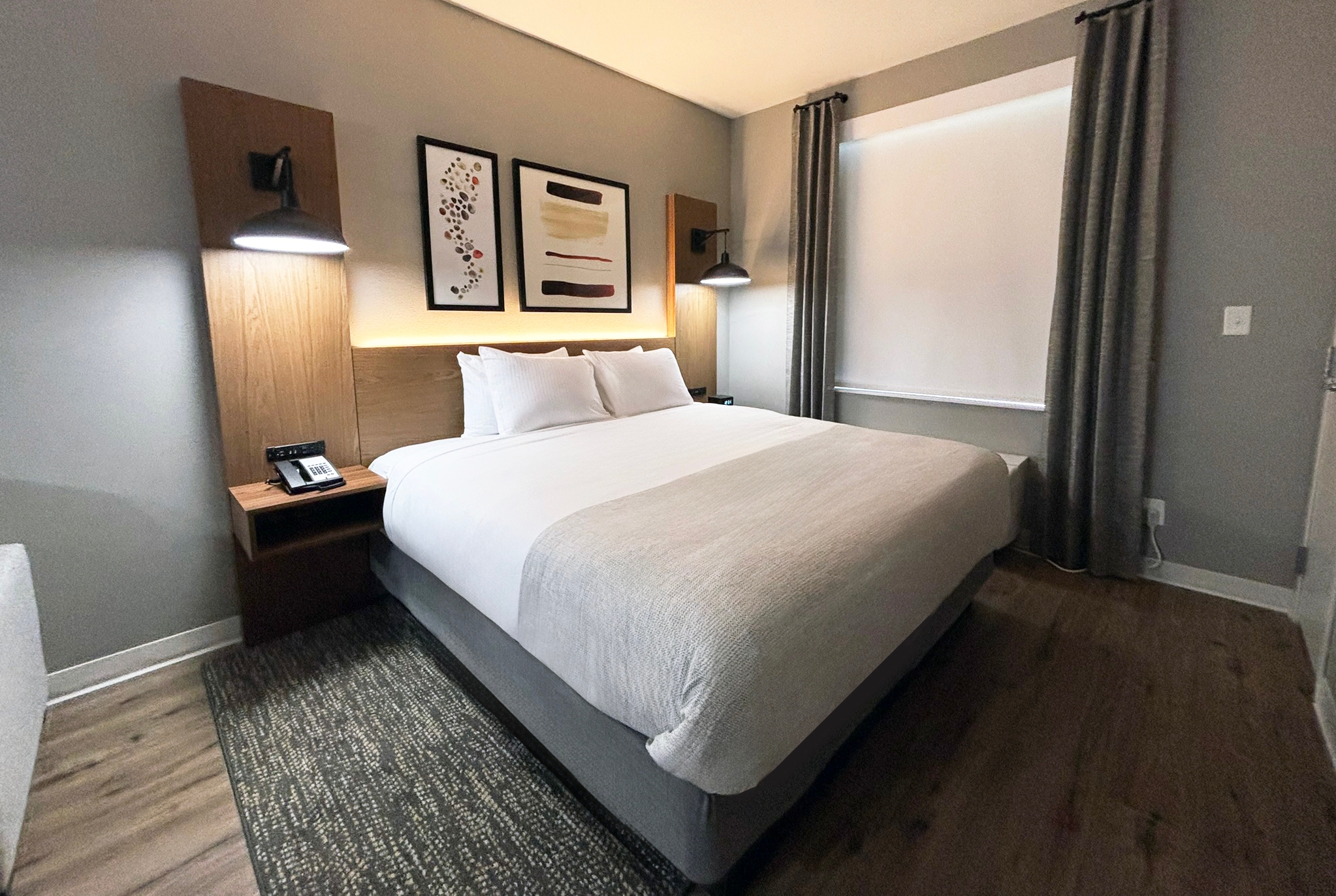 Guest room at the Hawthorn Extended Stay by Wyndham Eagle Pass in Eagle Pass, Texas