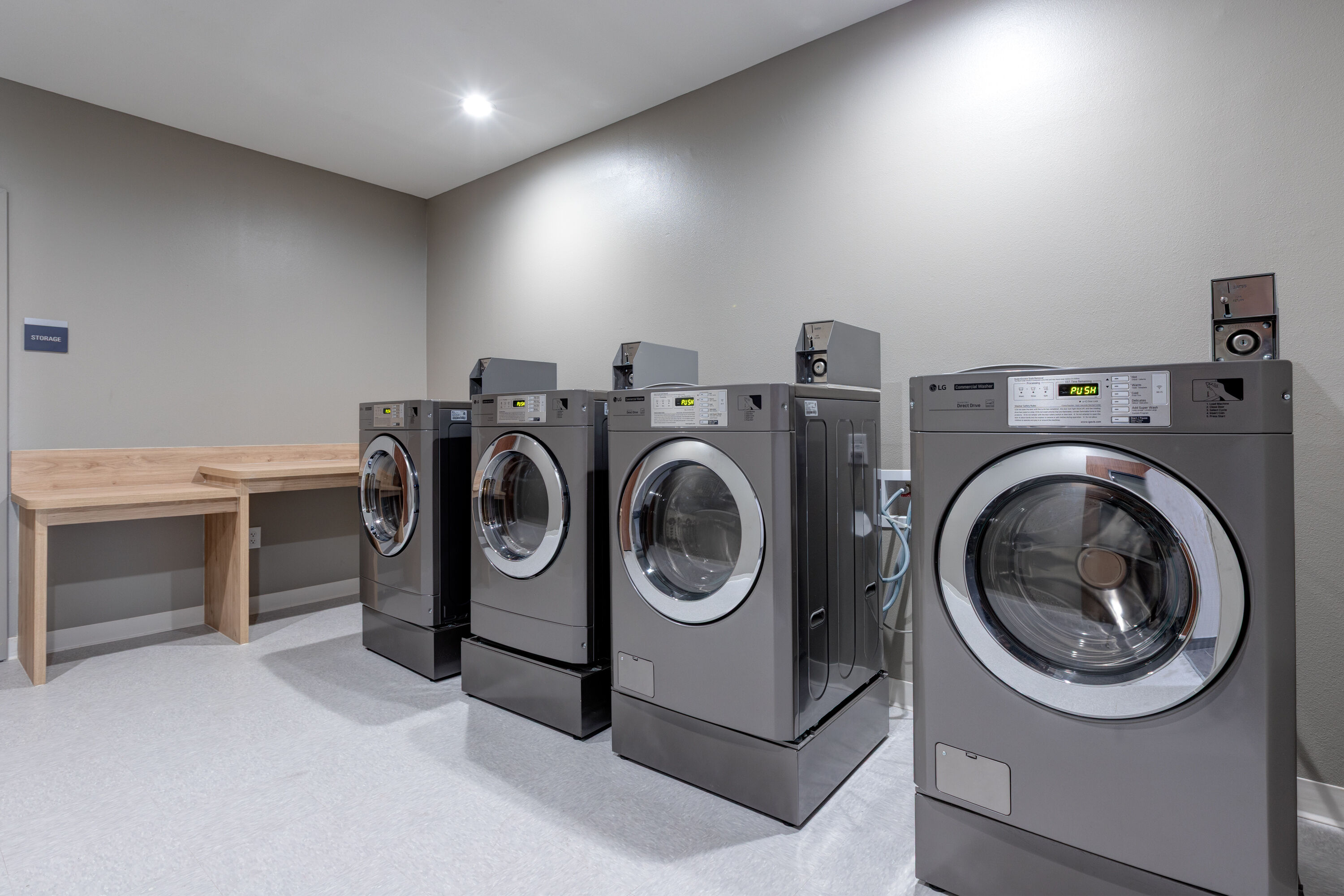 Laundry facilities at Hawthorn Extended Stay by Wyndham Eagle Pass in Eagle Pass, Texas