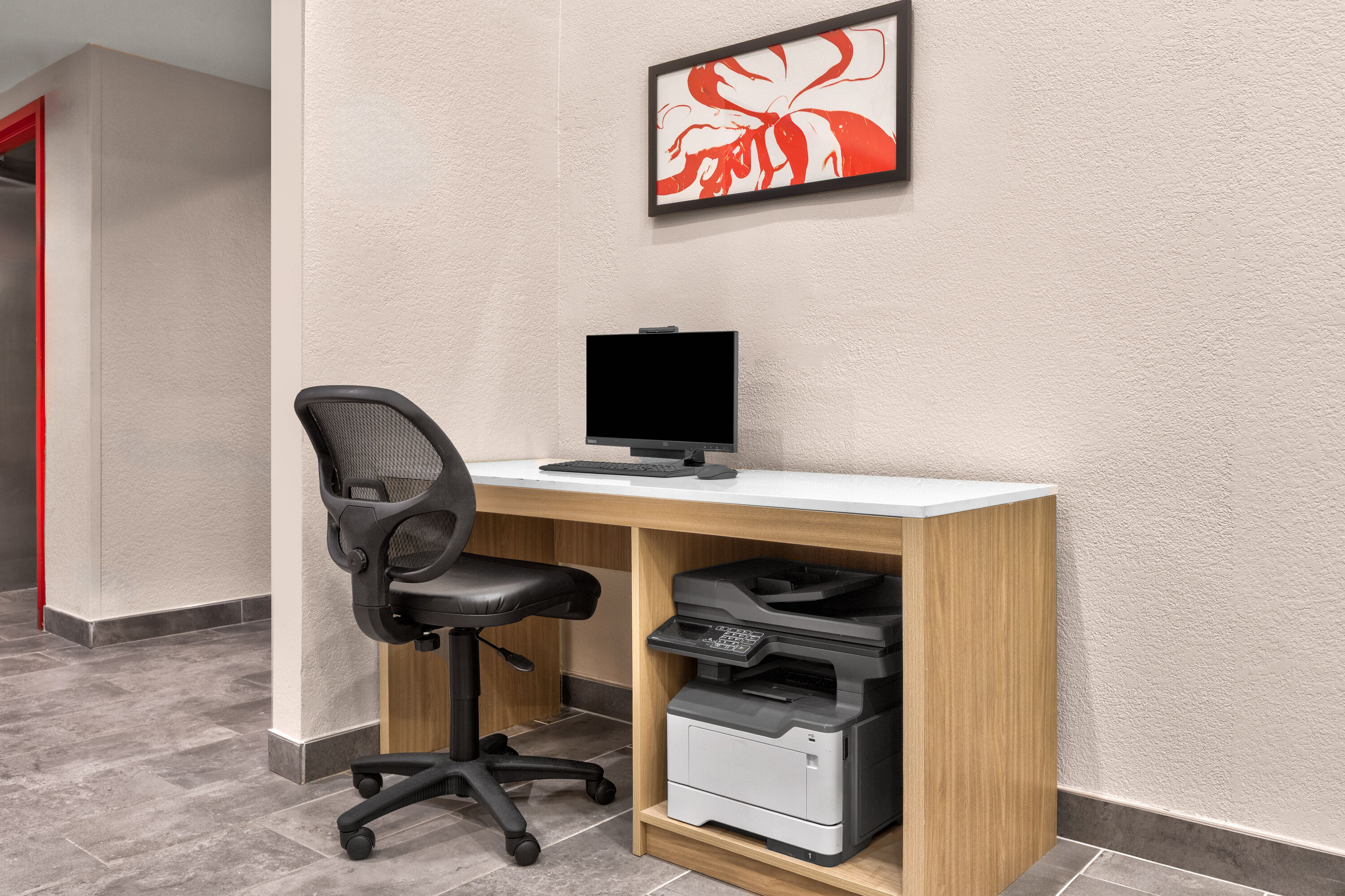 Hawthorn Extended Stay by Wyndham DFW Airport North business center in Irving, Texas