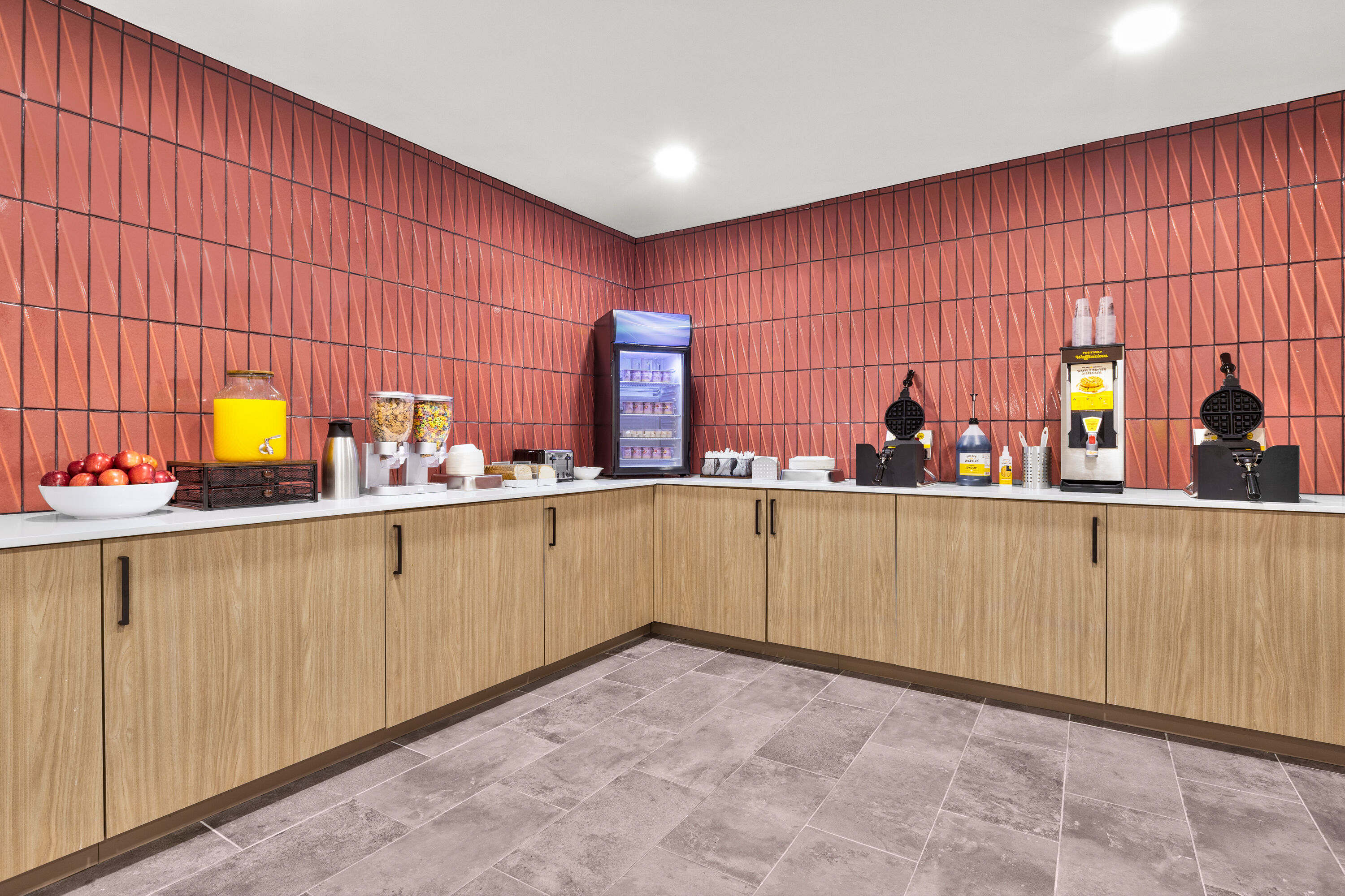 Free breakfast at Hawthorn Extended Stay by Wyndham DFW Airport North in Irving, Texas